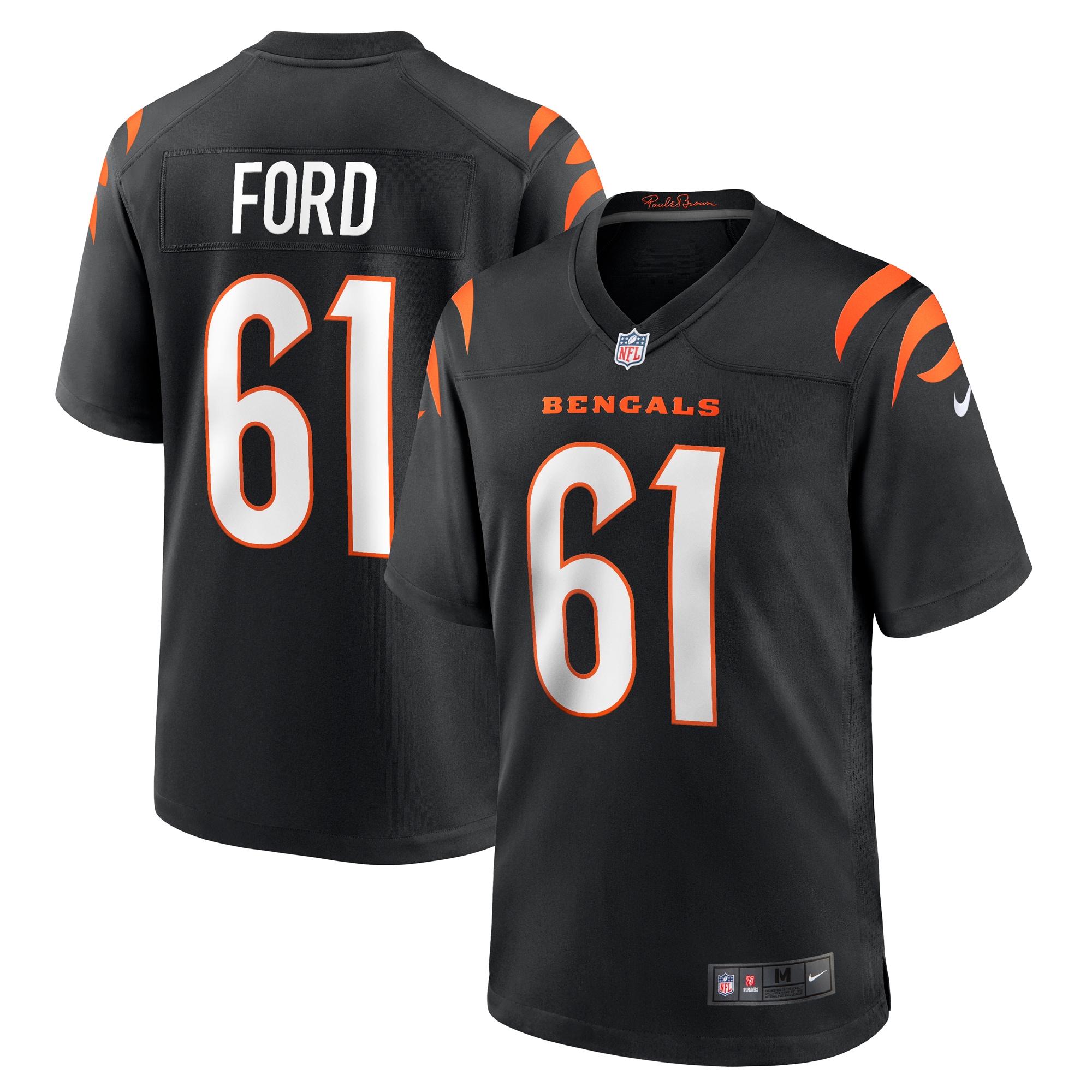 Cody Ford Cincinnati Bengals Nike Game Jersey - Black - vstockx