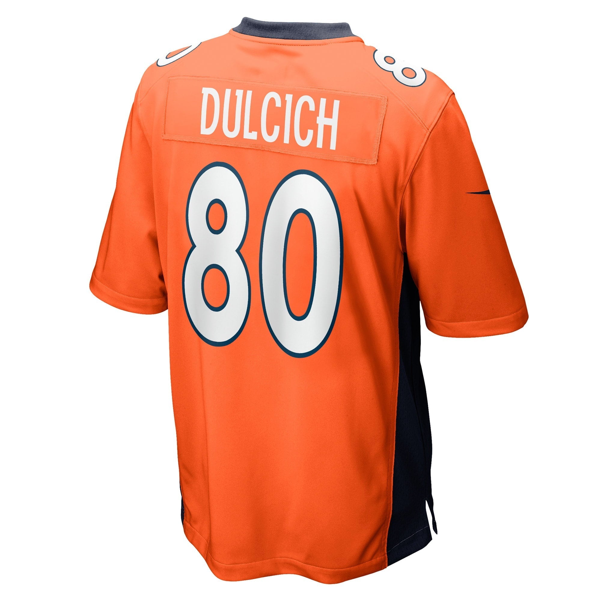 Men's Nike Greg Dulcich Orange Denver Broncos Game Player Jersey - vstockx