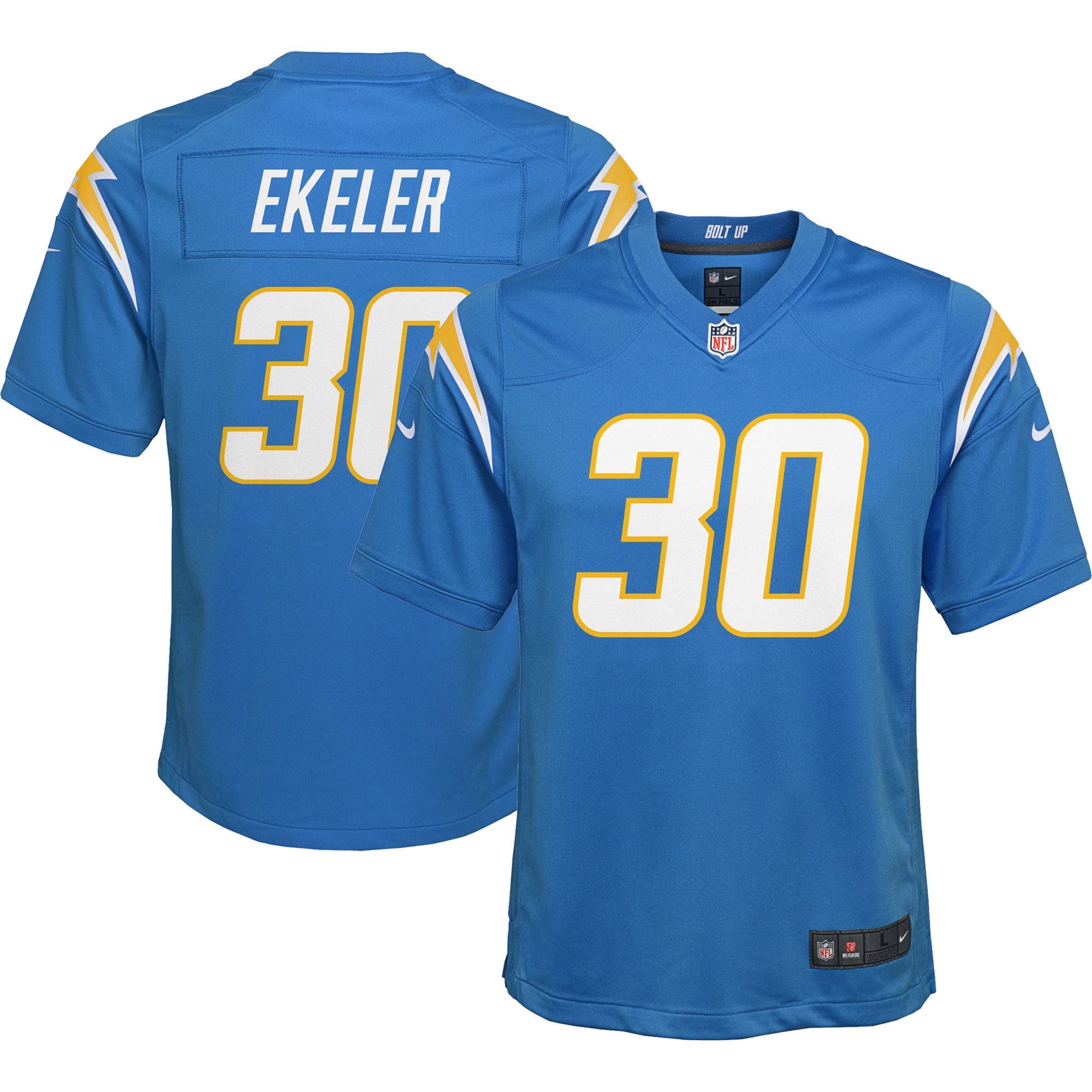 Austin Ekeler Los Angeles Chargers Nike Youth Game Jersey - Powder Blue - vstockx