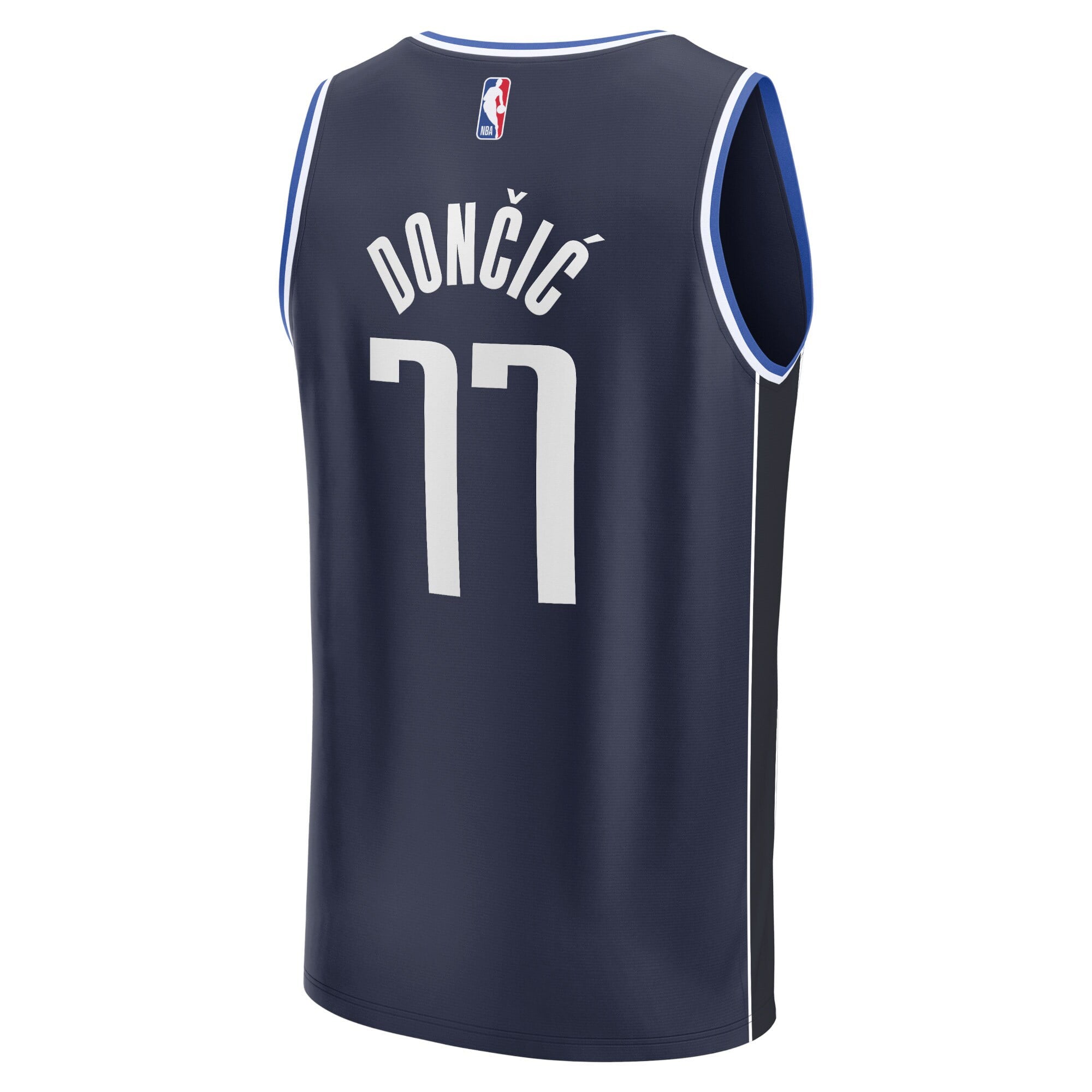 Men's Fanatics Branded Luka Doncic Navy Dallas Mavericks Fast Break Replica Player Jersey - Statement Edition - vstockx