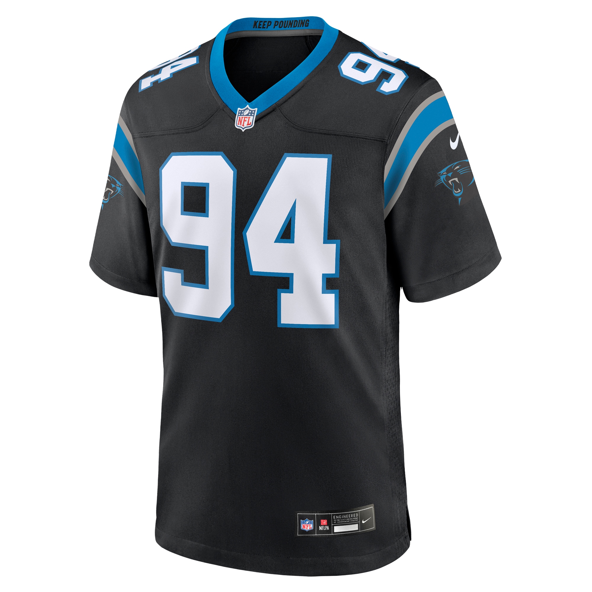 Henry Anderson Carolina Panthers Nike Team Game Jersey - Black - vstockx