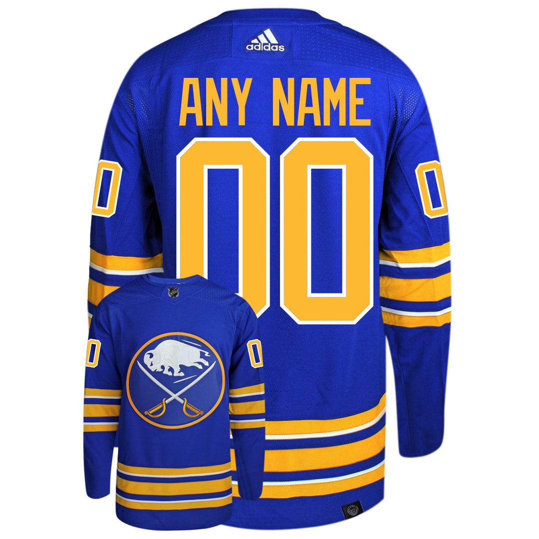 Customizable Buffalo Sabres Adidas Primegreen Authentic NHL Hockey Jersey - vstockx