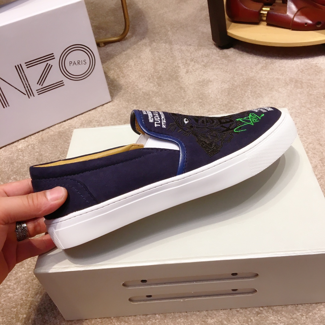 Kenzo K-SKATE Tiger canvas slip-on sneakers 9 - vstockx