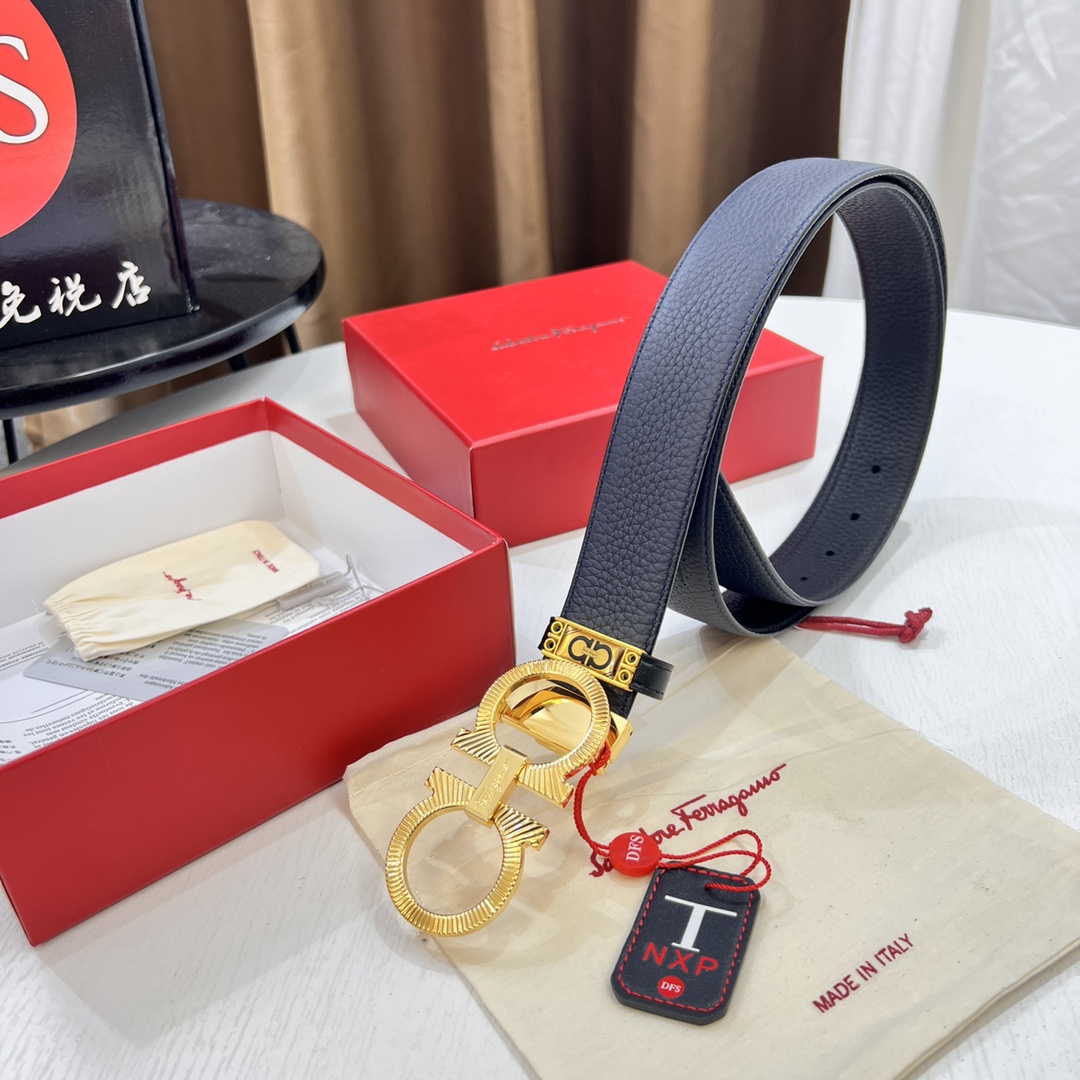 Streetwear Belt Ferragamo 319718 size:3.5cm - vstockx