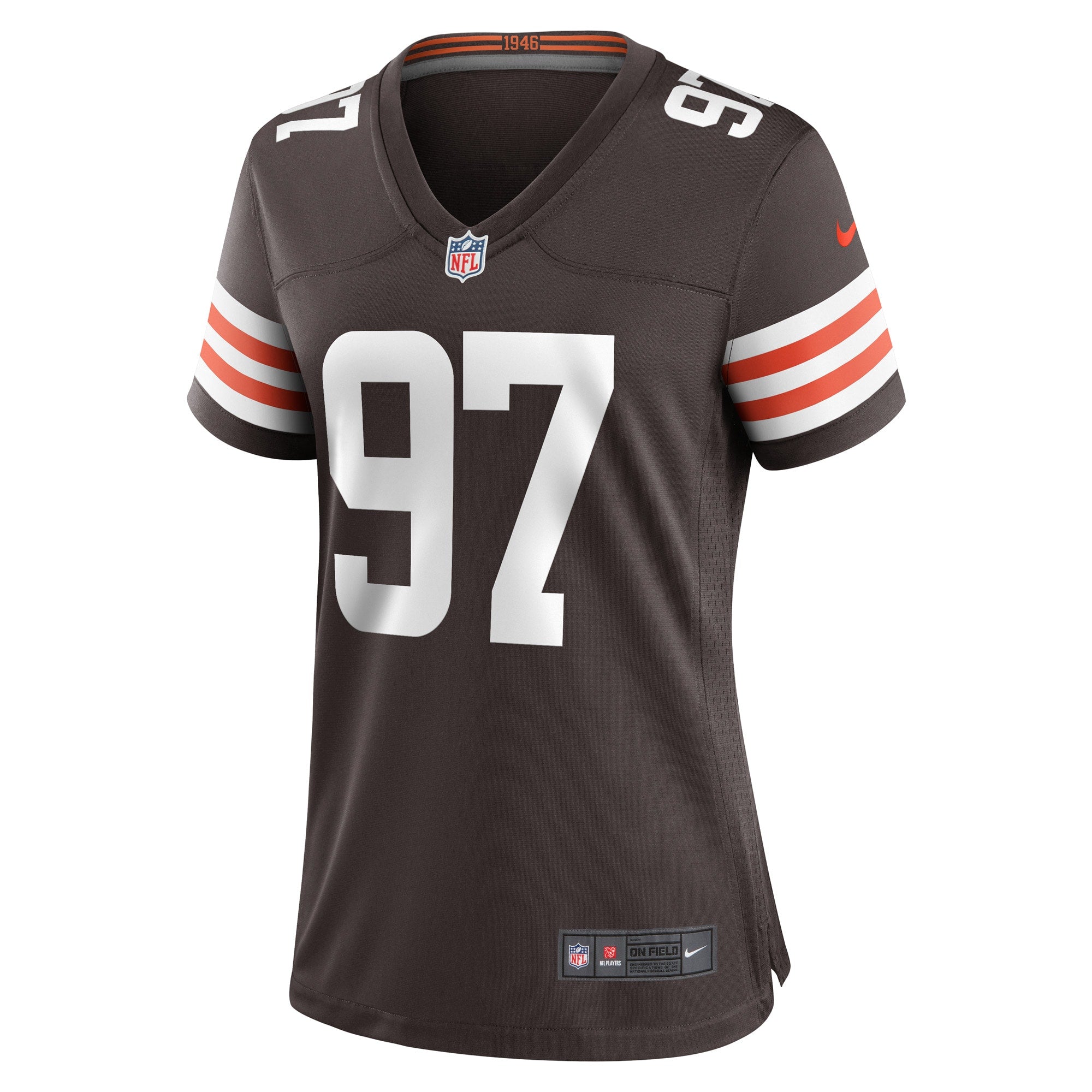Women's Nike Perrion Winfrey Brown Cleveland Browns Game Player Jersey - vstockx
