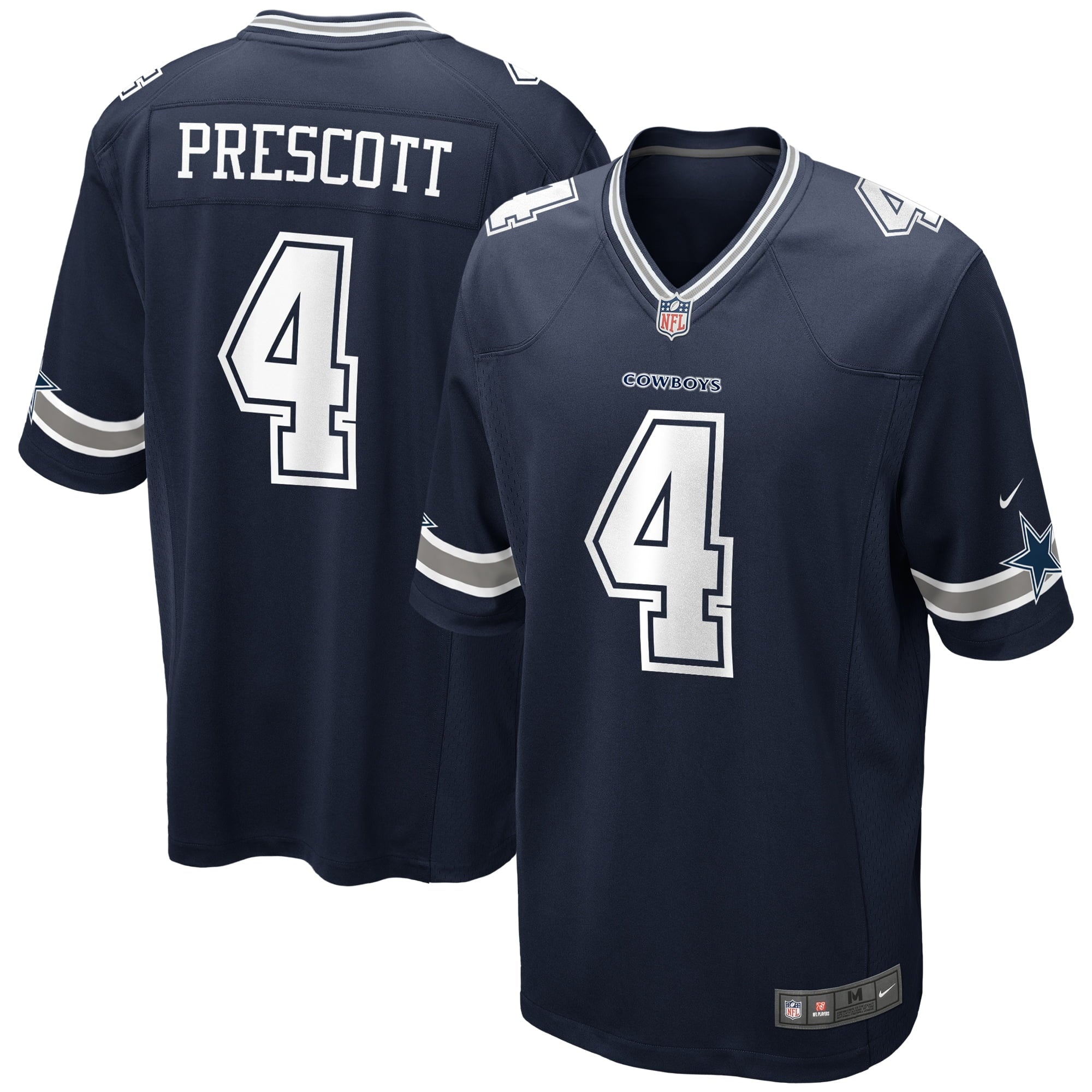 Youth Nike Dak Prescott Navy Dallas Cowboys Game Jersey - vstockx
