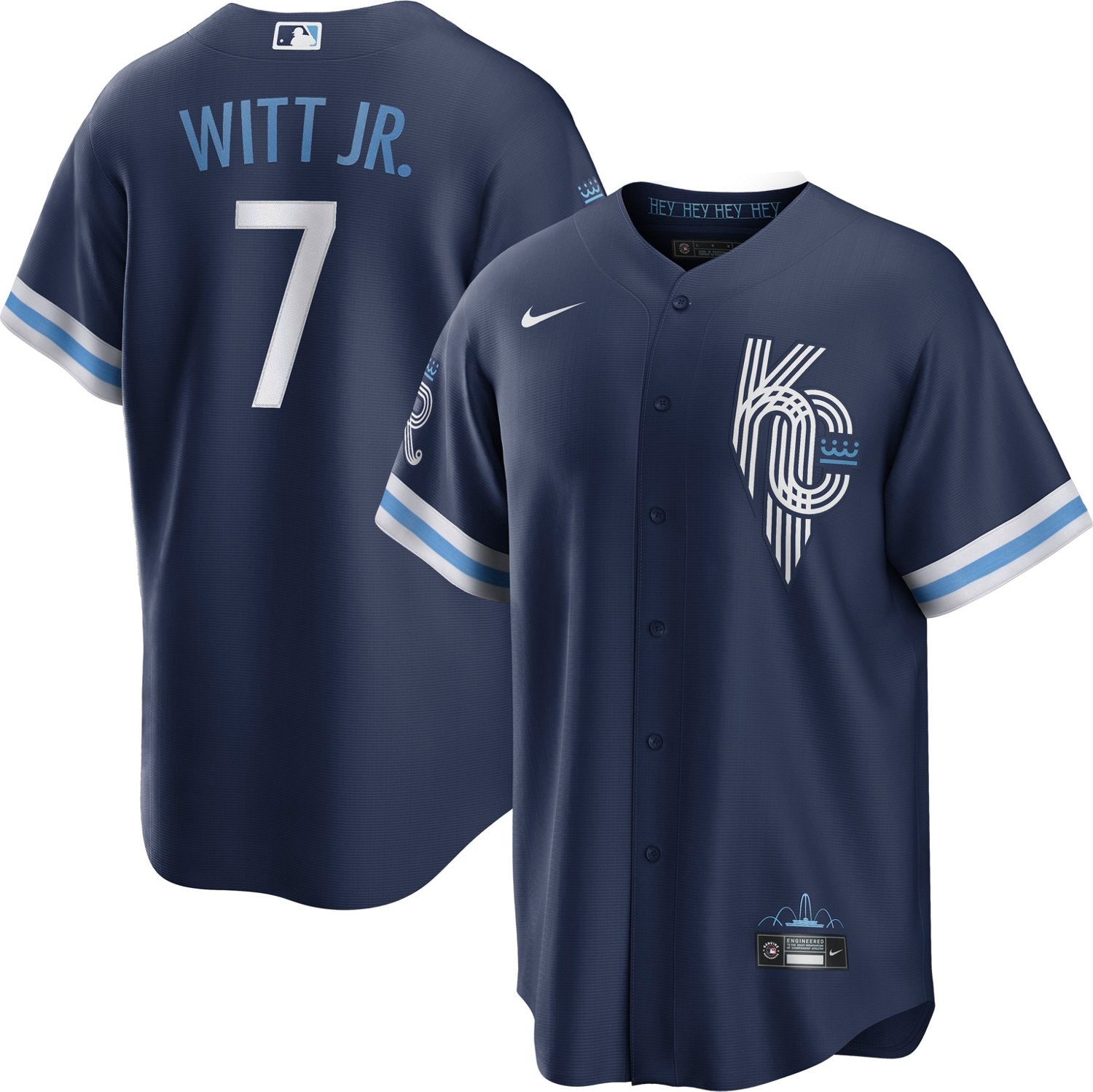 Nike Men's Kansas City Royals Witt Jr. City Connect Replica Jersey - vstockx