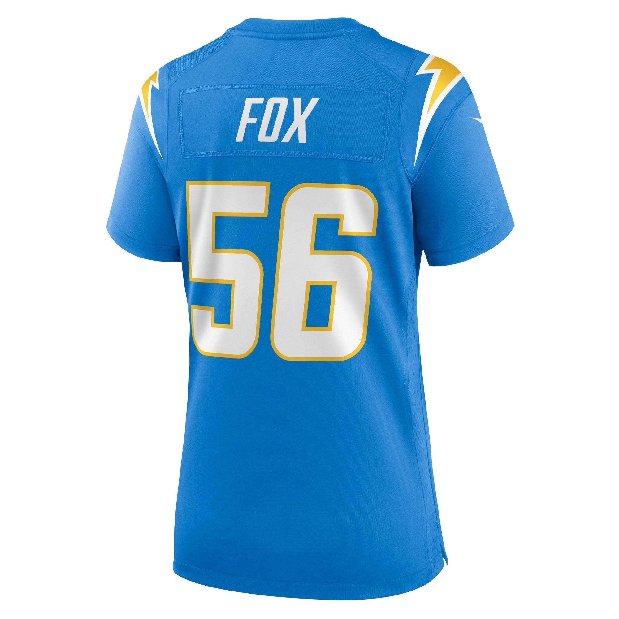 Women's Nike Morgan Fox Powder Blue Los Angeles Chargers Player Game Jersey - vstockx