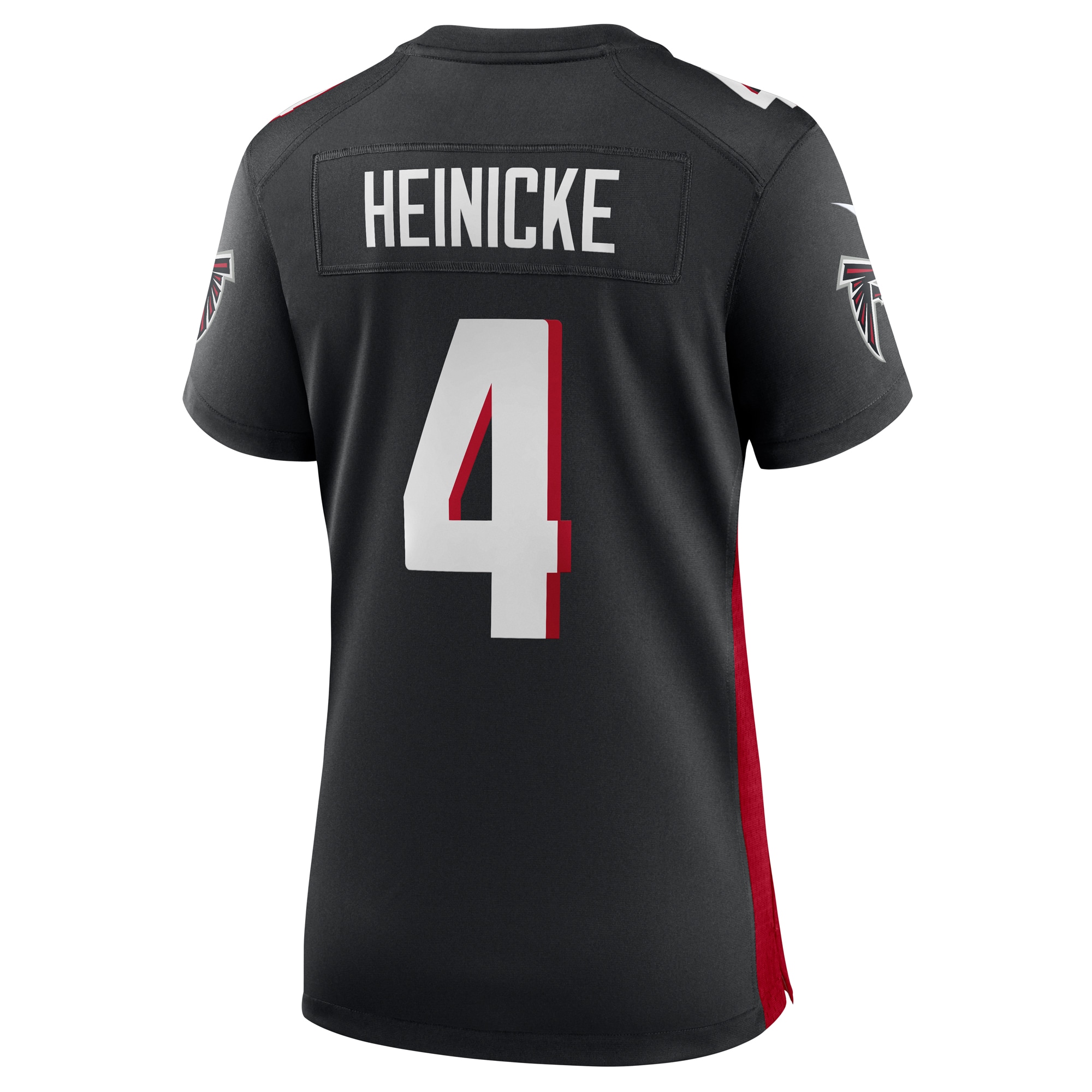 Taylor Heinicke Atlanta Falcons Nike Women's Game Player Jersey - Black - vstockx