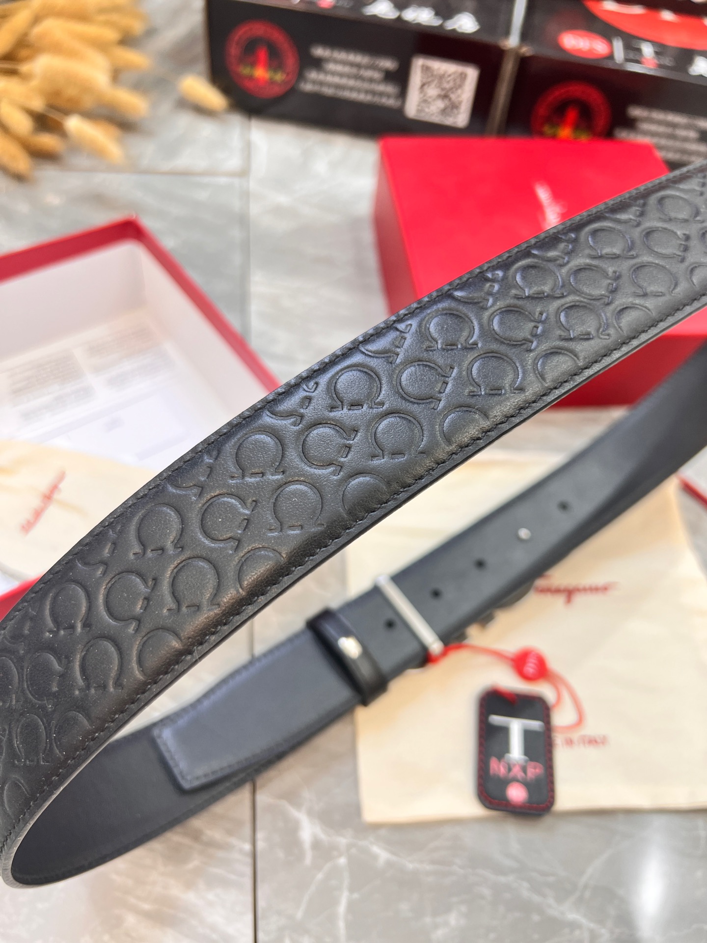 Streetwear Belt Ferragamo 320185 size:3.5cm - vstockx