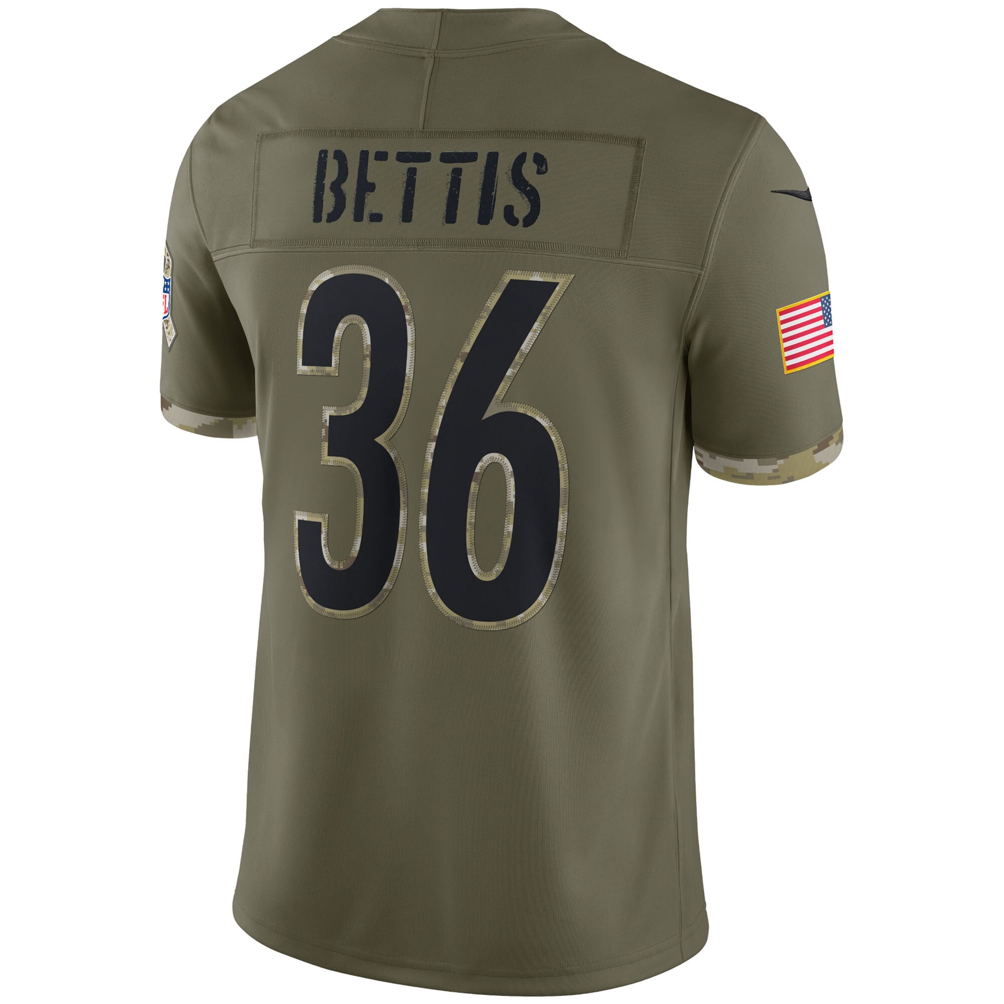 Men's Nike Jerome Bettis Olive Pittsburgh Steelers 2022 Salute To Service Retired Player Limited Jersey - vstockx