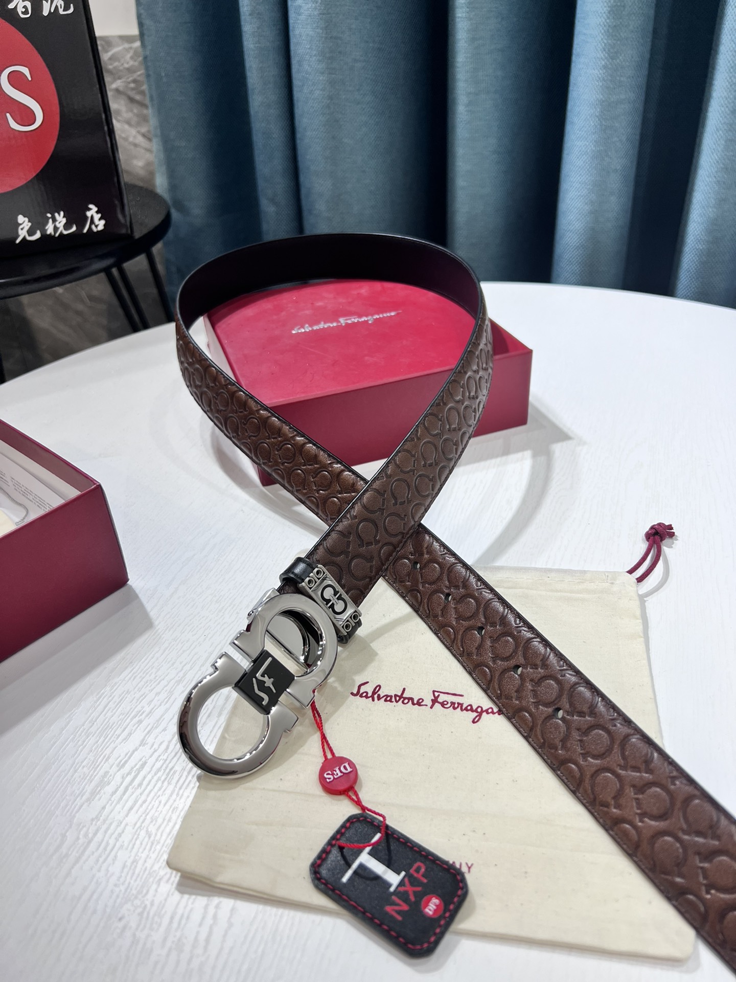 Streetwear Belt Ferragamo 319550 size:3.5cm - vstockx