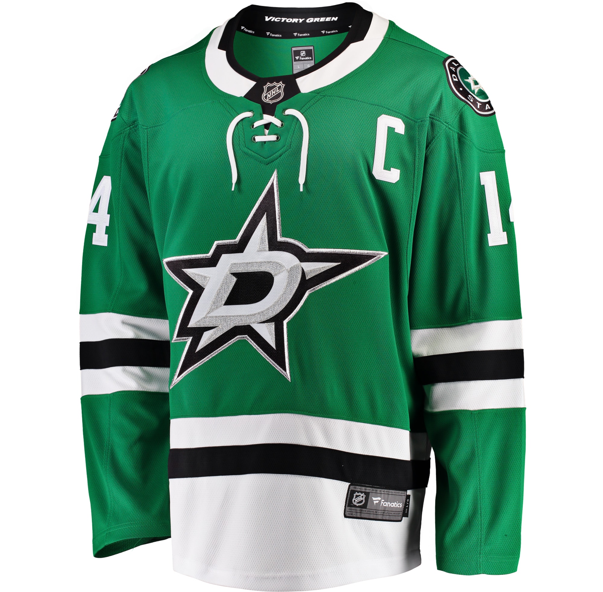 Jamie Benn Dallas Stars Fanatics Branded Breakaway Player Jersey - Green - vstockx