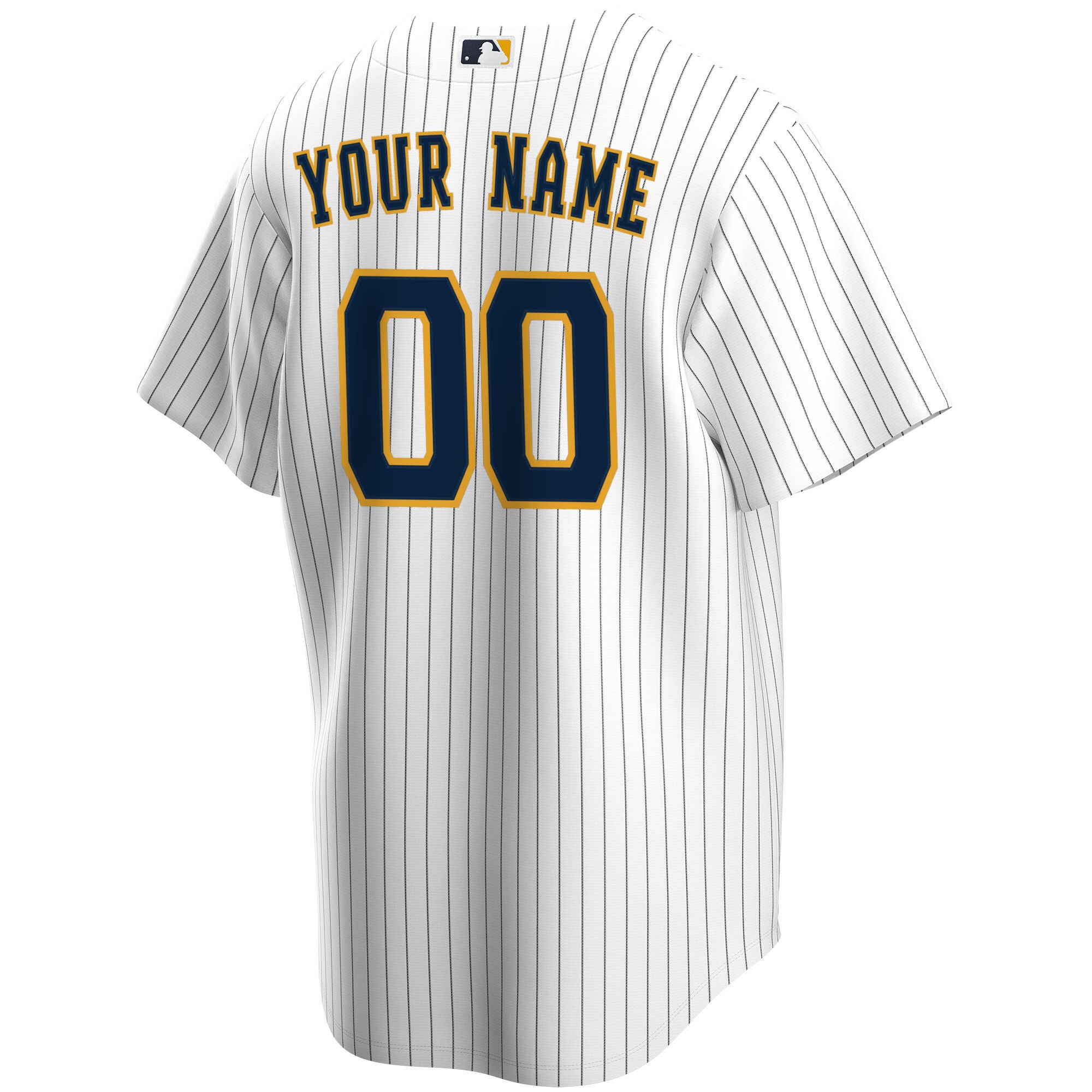 Milwaukee Brewers Nike Alternate Replica Custom Jersey - White - vstockx