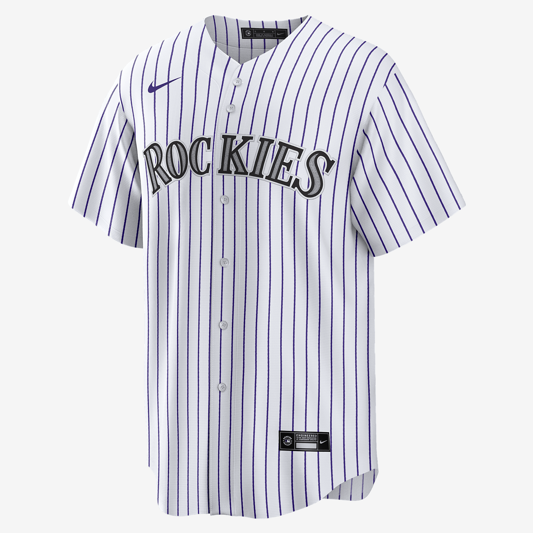 MLB Colorado Rockies (Kris Bryant) Men's Replica Baseball Jersey - White/Purple - vstockx