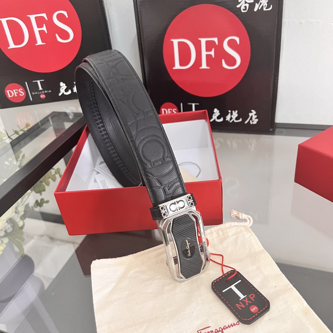 Streetwear Belt Ferragamo 320229 size:3.5cm - vstockx