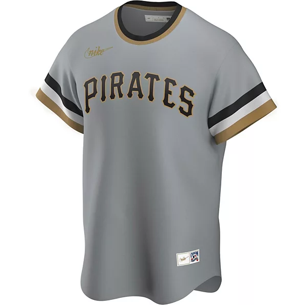 Men's Pittsburgh Pirates Roberto Clemente Road Gray Replica Jersey - vstockx