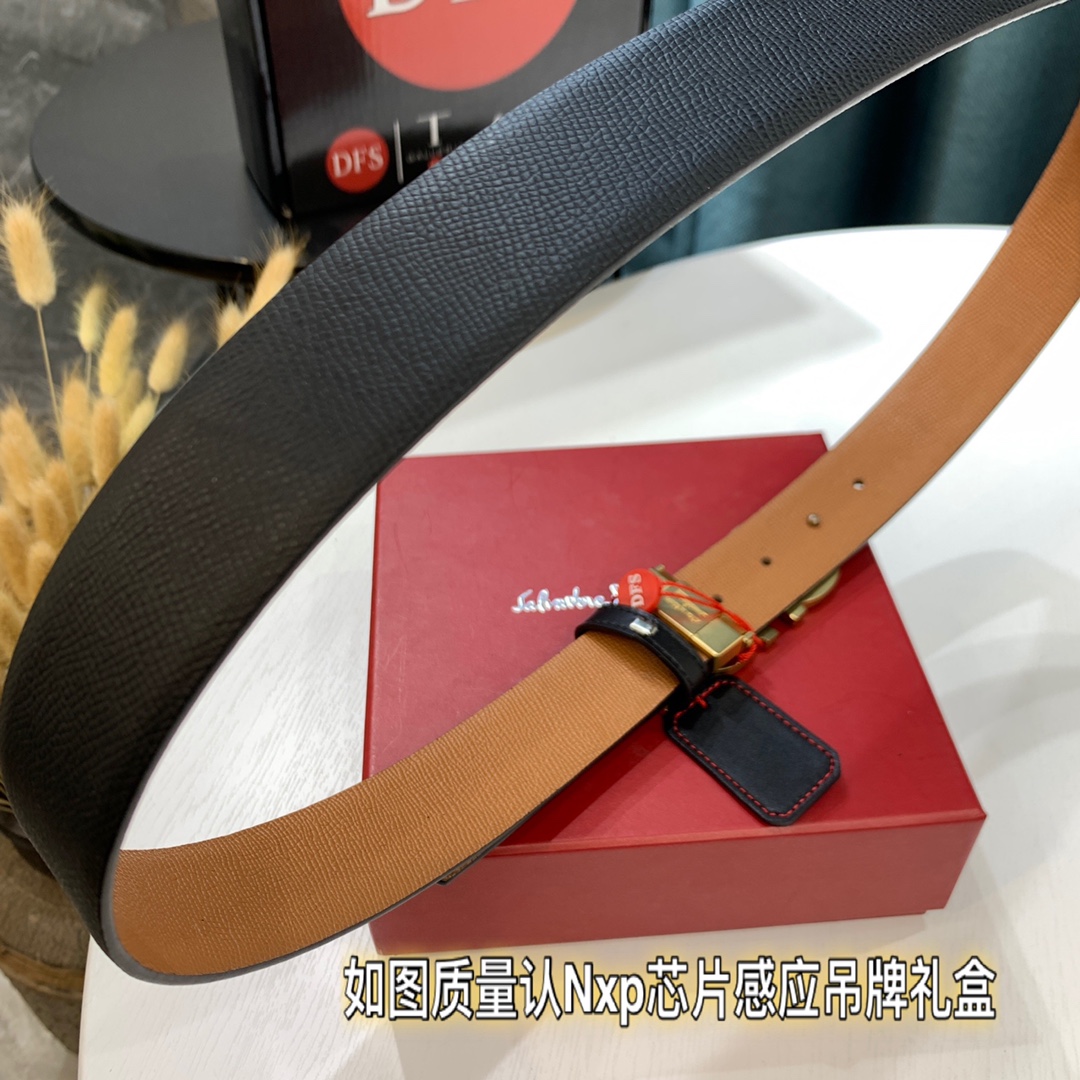 Streetwear Belt Ferragamo 319444 size:3.5cm - vstockx