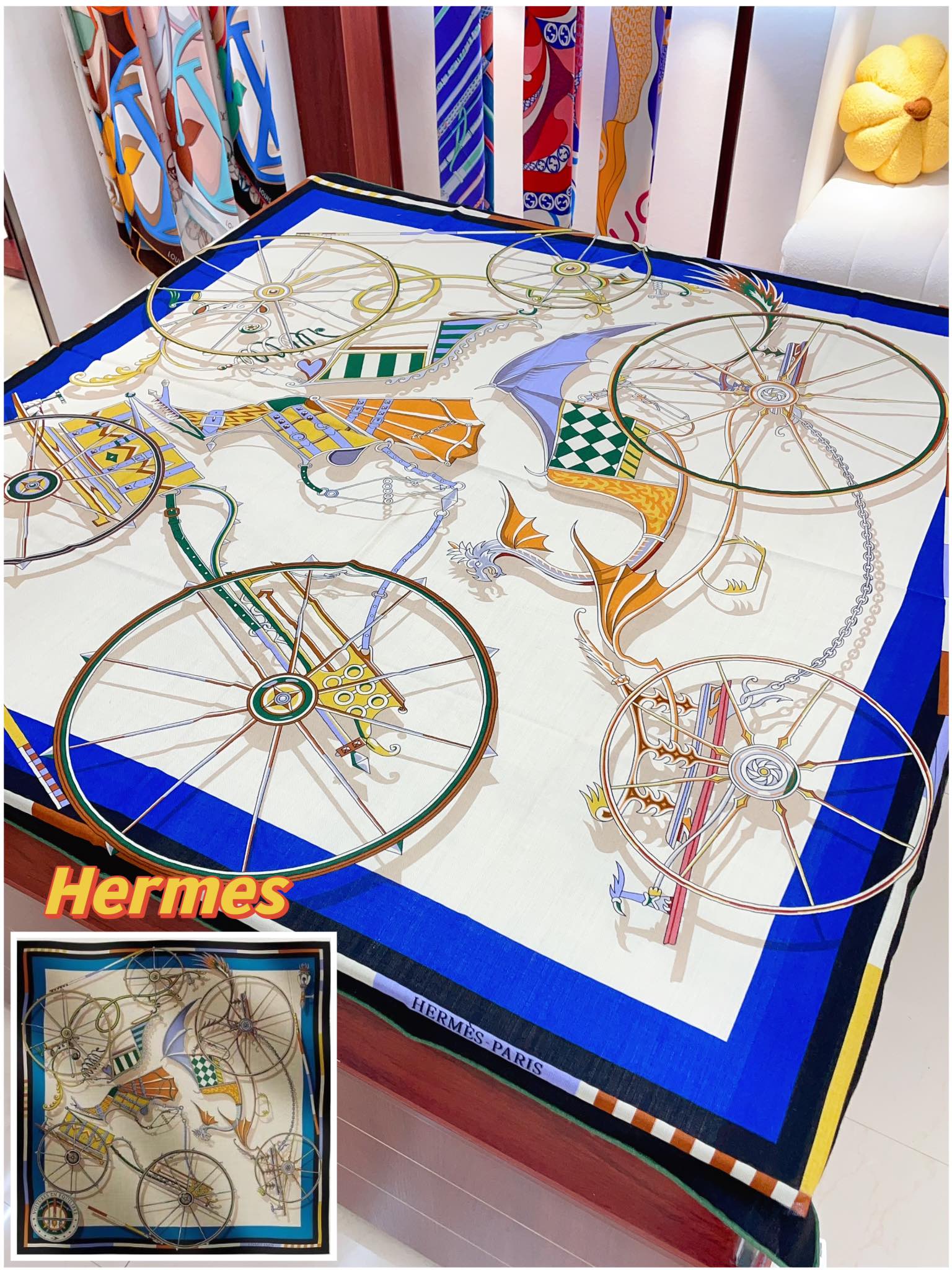 Streetwear Scarf Hermes 328801 size:140cm*140cm - vstockx