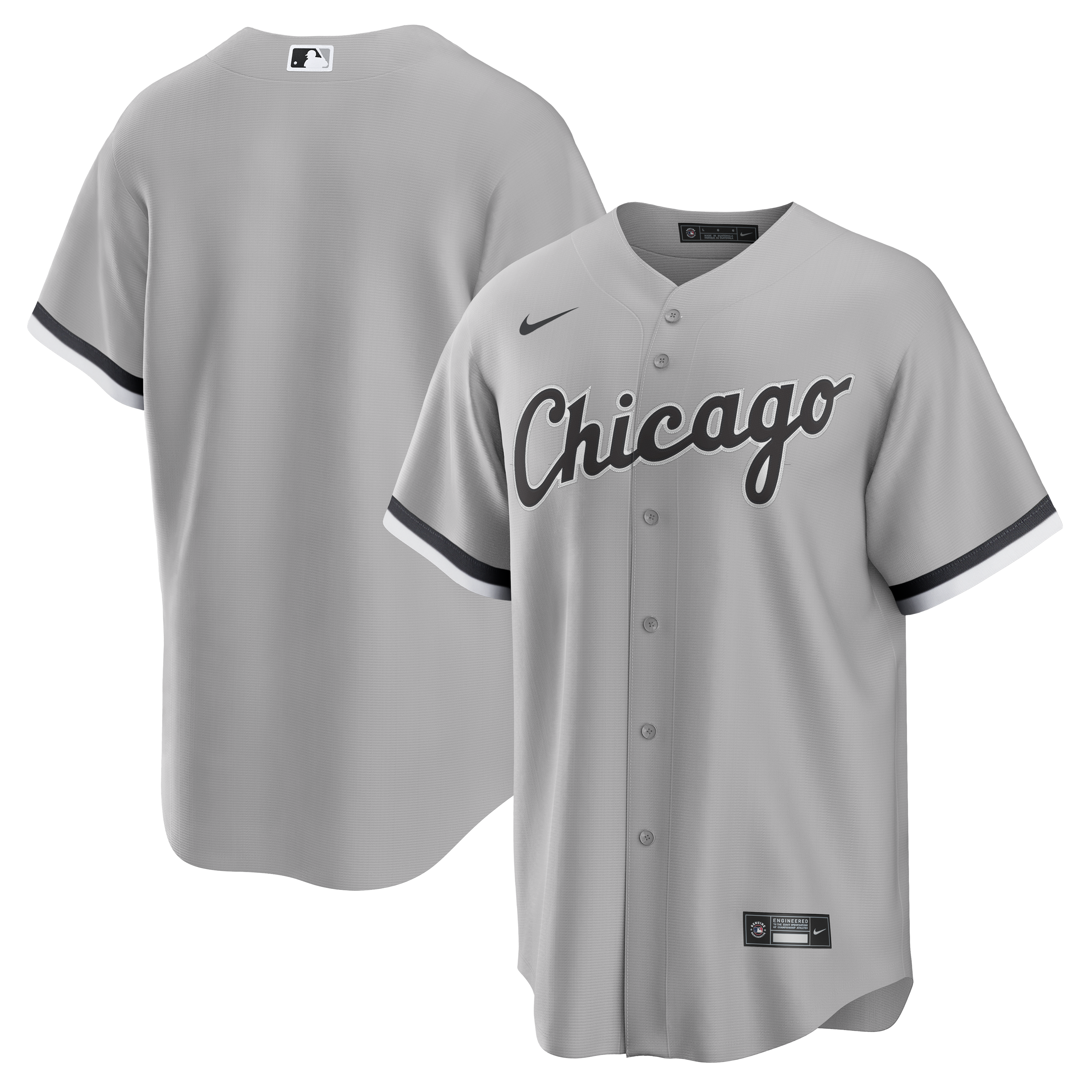 Chicago White Sox Nike Men's Grey Road Replica Jersey - vstockx