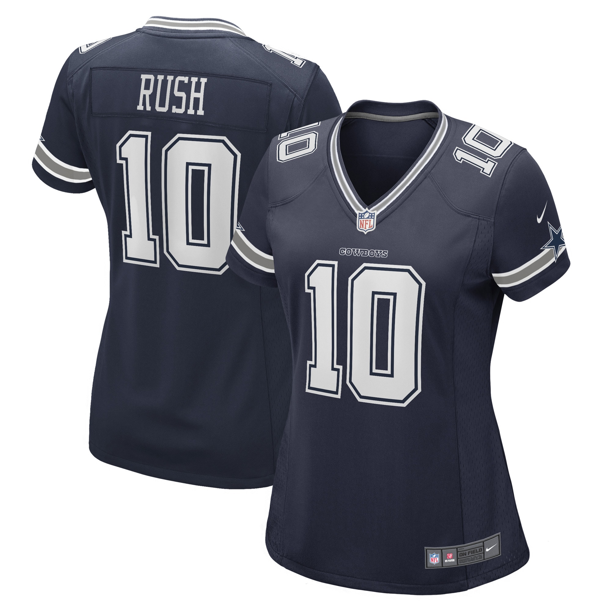 Cooper Rush Dallas Cowboys Nike Women's Game Player Jersey - Navy - vstockx