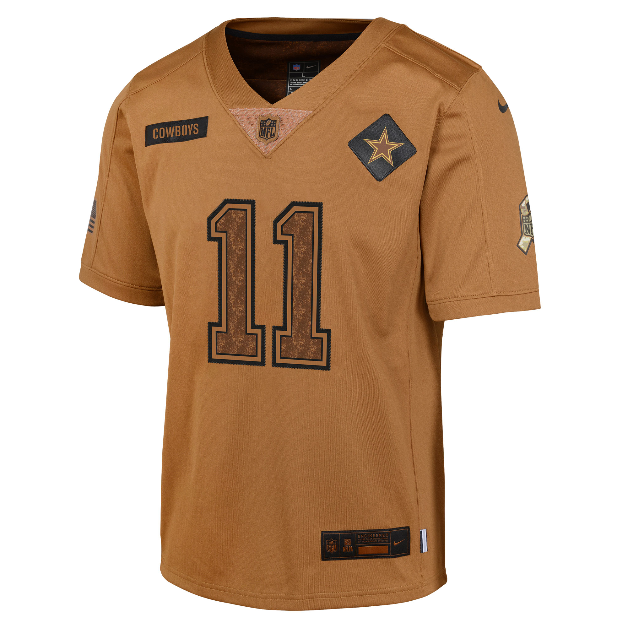 Micah Parsons Dallas Cowboys Nike Youth 2023 Salute To Service Limited Jersey - Brown - vstockx