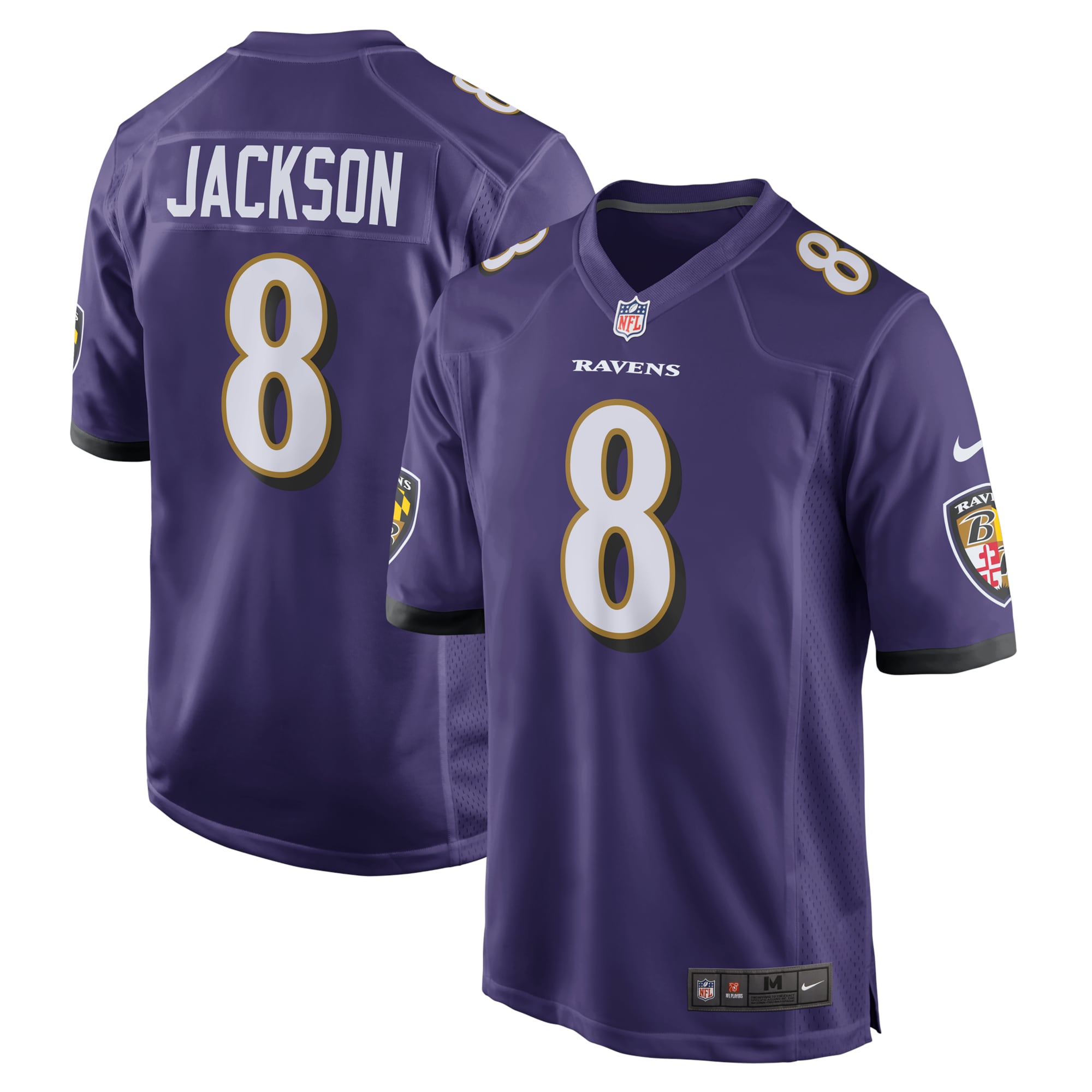 Lamar Jackson Baltimore Ravens Nike Game Jersey - Purple - vstockx