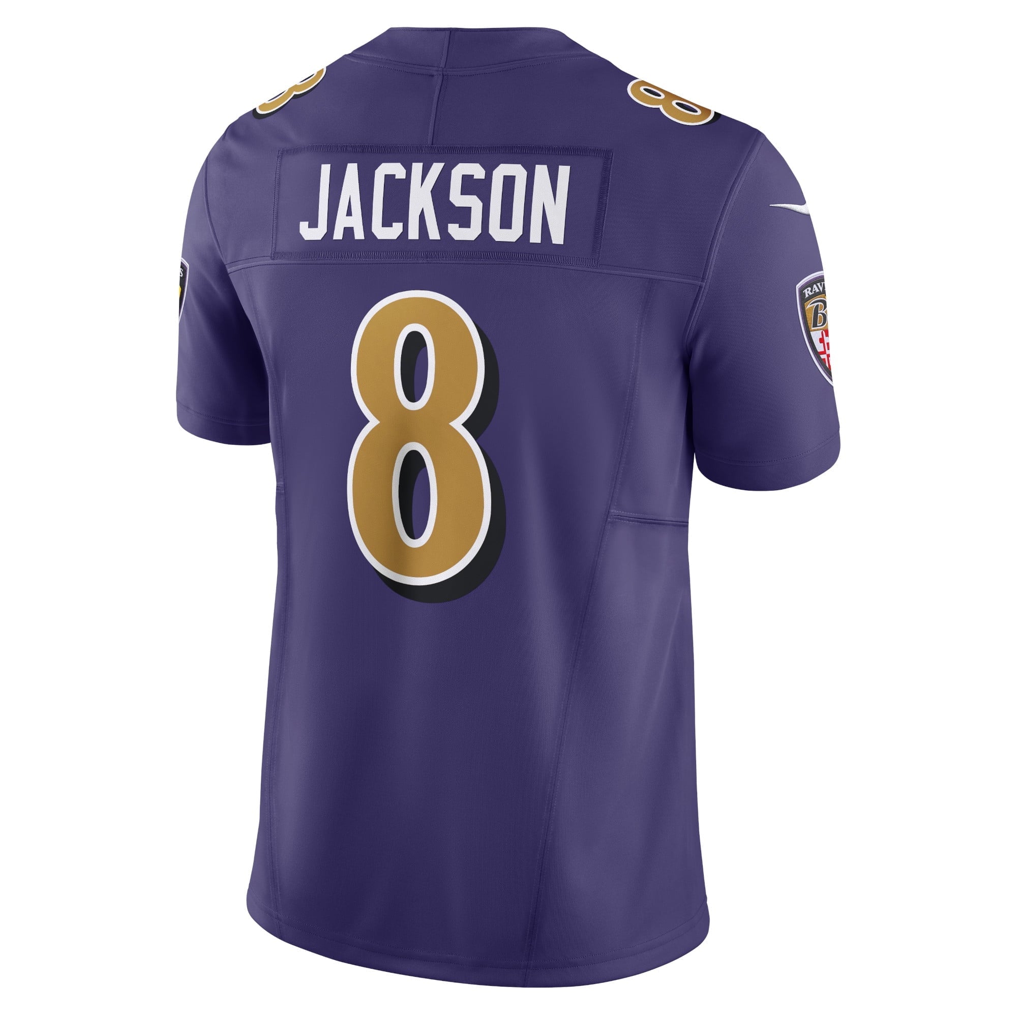 Men's Nike Lamar Jackson Purple Baltimore Ravens Vapor F.U.S.E. Limited Jersey - vstockx