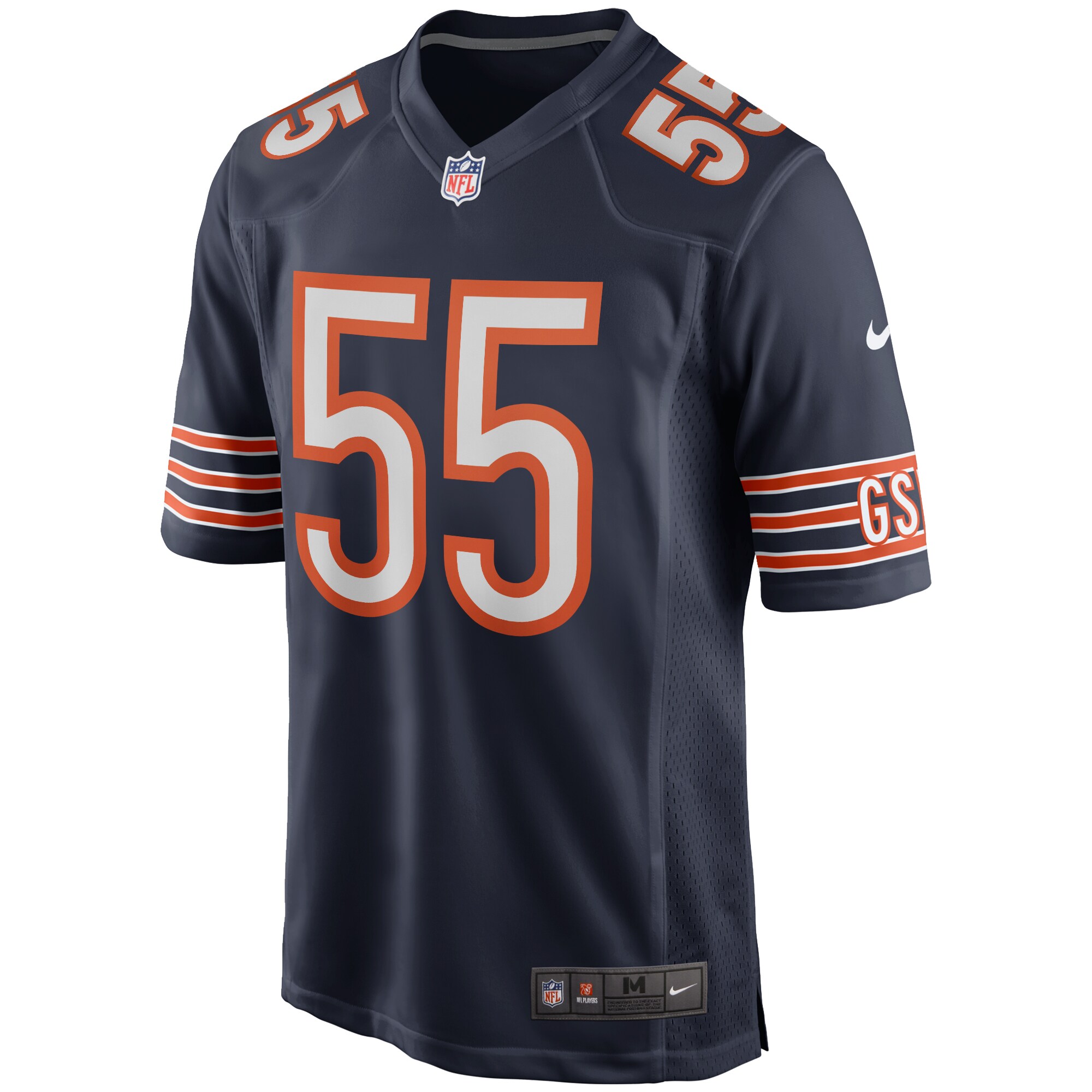 Lance Briggs Chicago Bears Nike Game Retired Player Jersey - Navy - vstockx