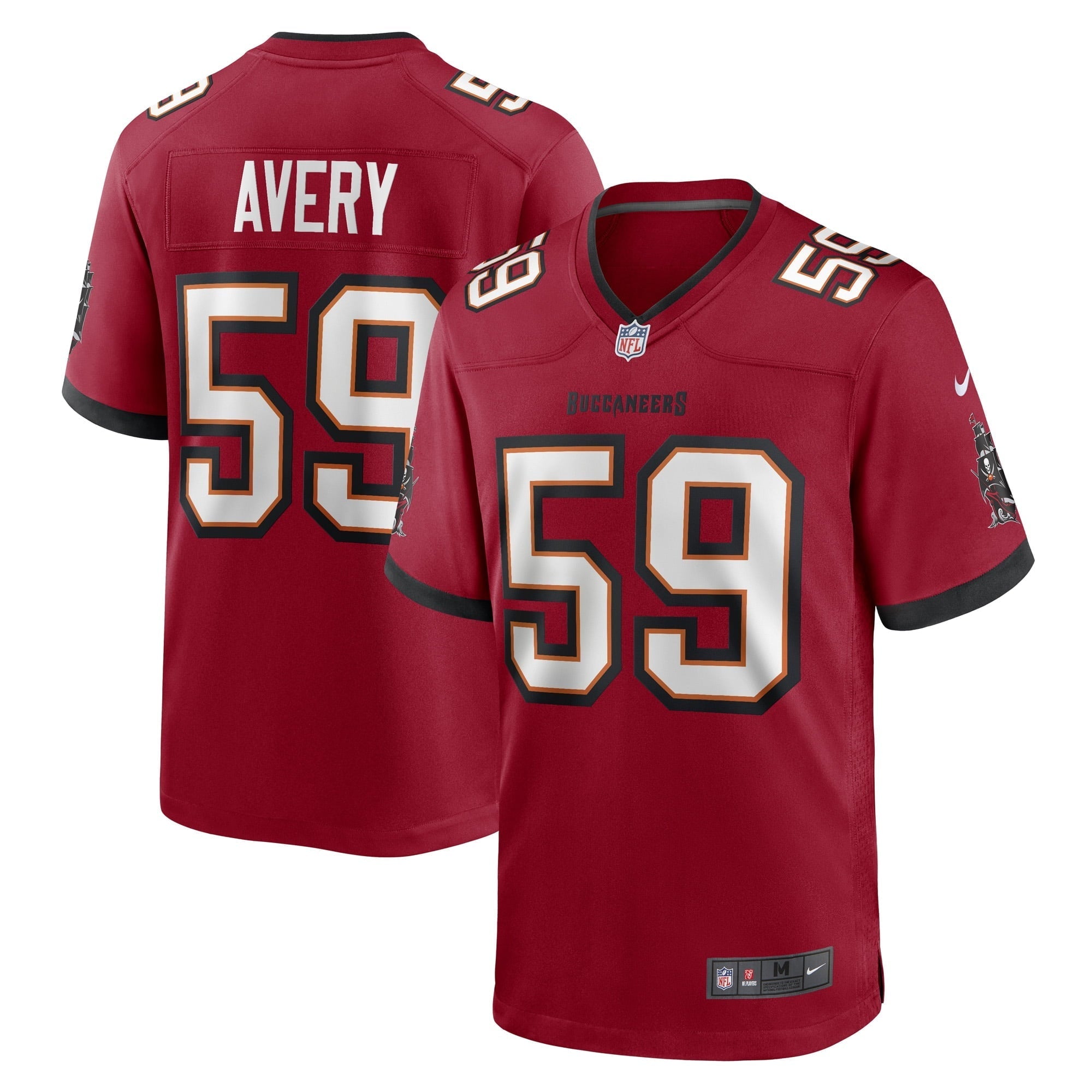 Men's Nike Genard Avery Red Tampa Bay Buccaneers Game Player Jersey - vstockx