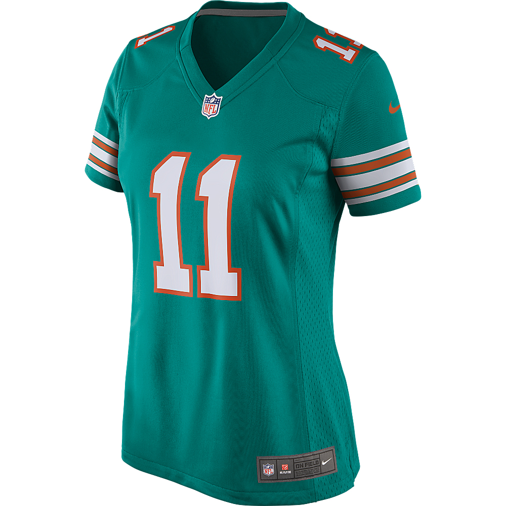 DeVante Parker Miami Dolphins Nike Women's Game Player Jersey - Aqua - vstockx