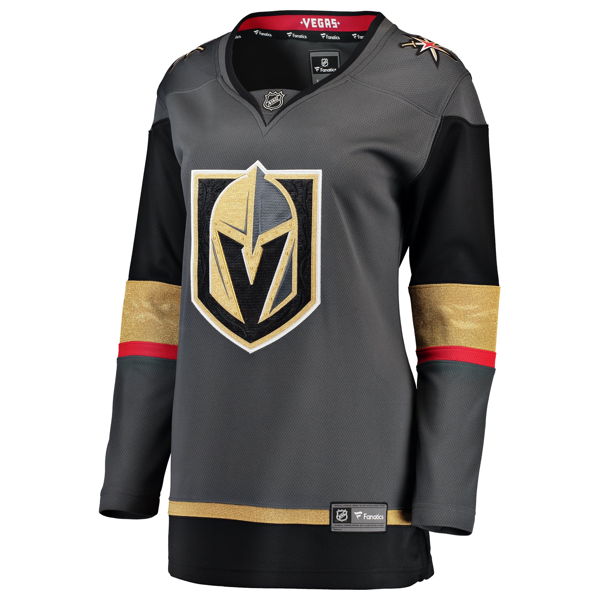 Women's Fanatics Branded Gray Vegas Golden Knights Breakaway Alternate Jersey - vstockx