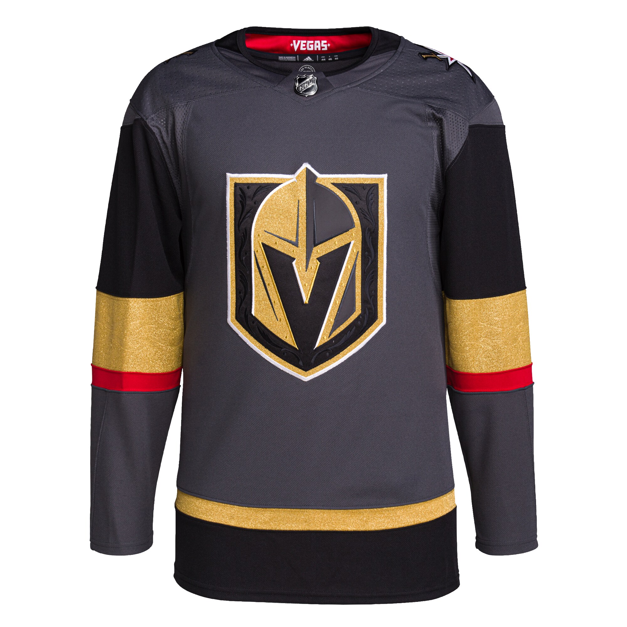 Vegas Golden Knights adidas Alternate Authentic Pro Jersey - Gray - vstockx