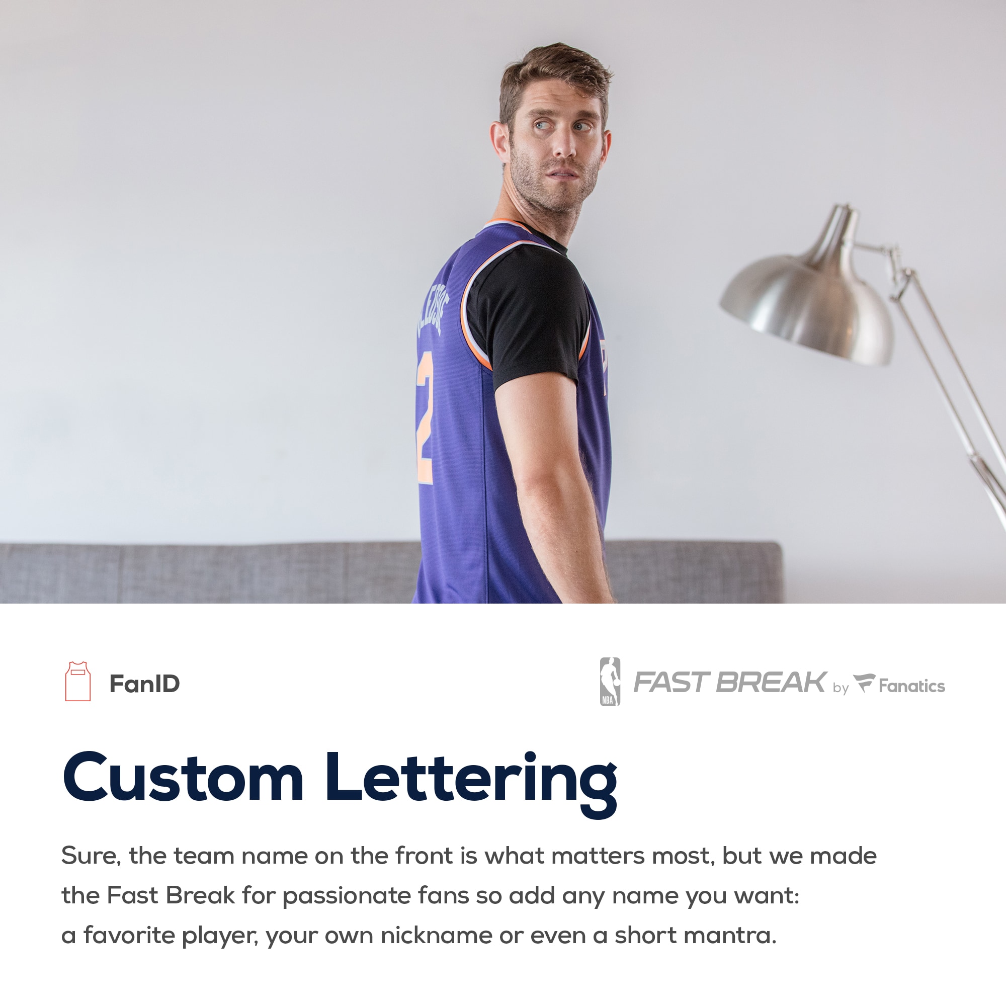 Phoenix Suns Fanatics Branded 2022/23 Fast Break Custom Replica Jersey Purple - Icon Edition - vstockx