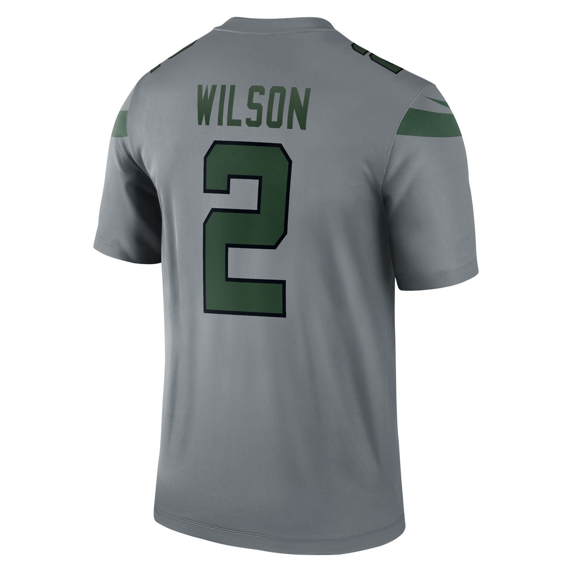 Zach Wilson New York Jets Nike Inverted Legend Jersey - Gray - vstockx