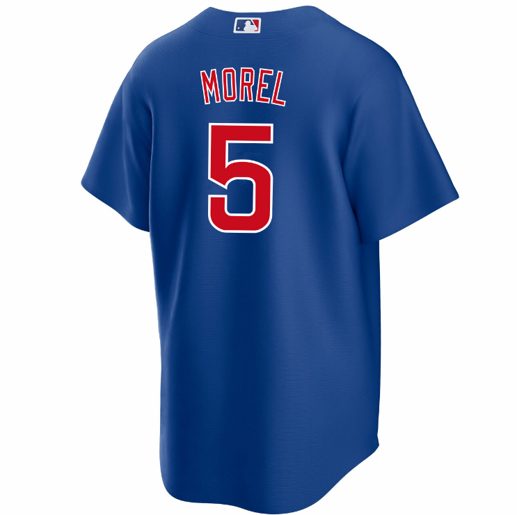 Men's Christopher Morel Chicago Cubs Alternate Blue Premium Stitch Replica Jersey - vstockx