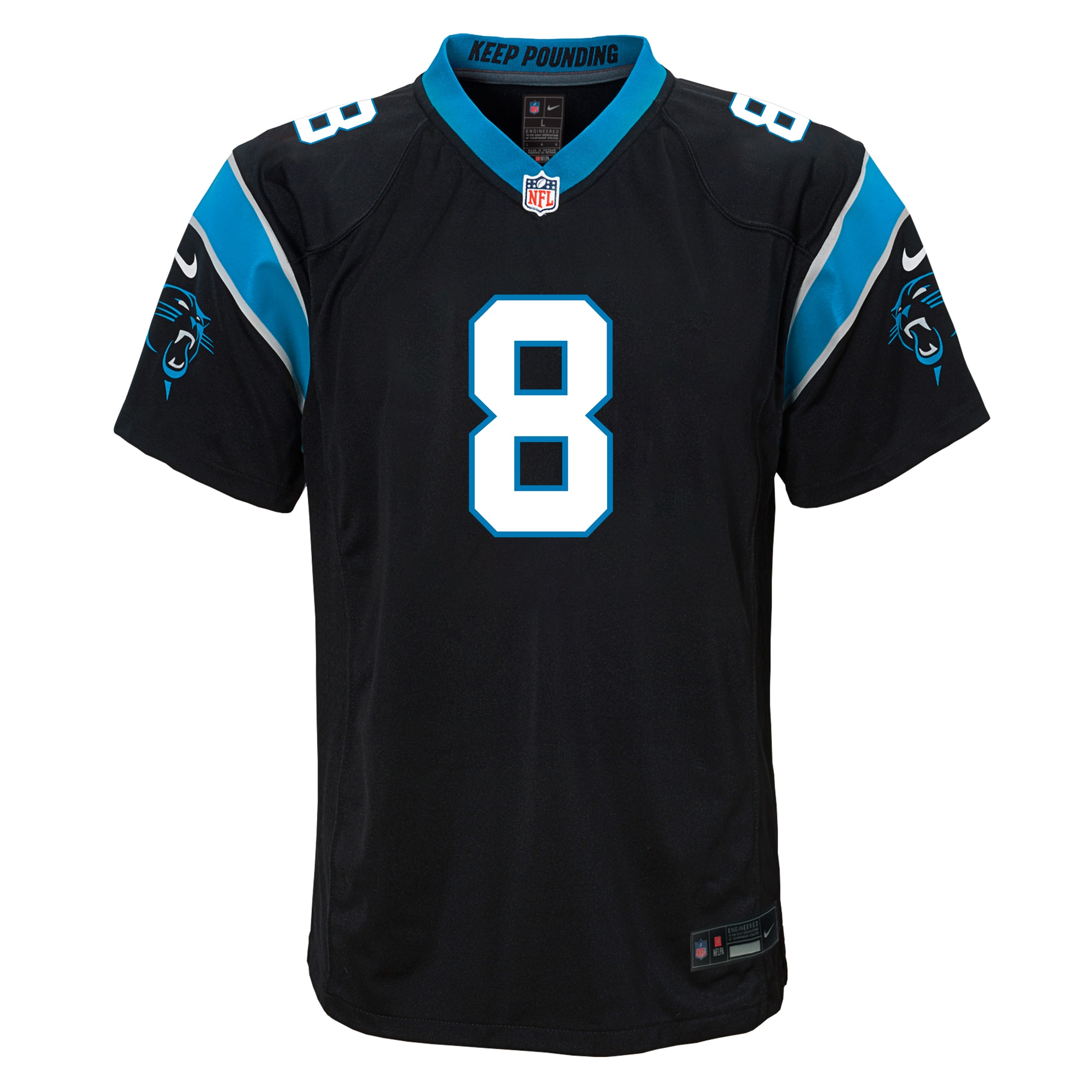 Jaycee Horn Carolina Panthers Nike Youth Game Jersey - Black - vstockx