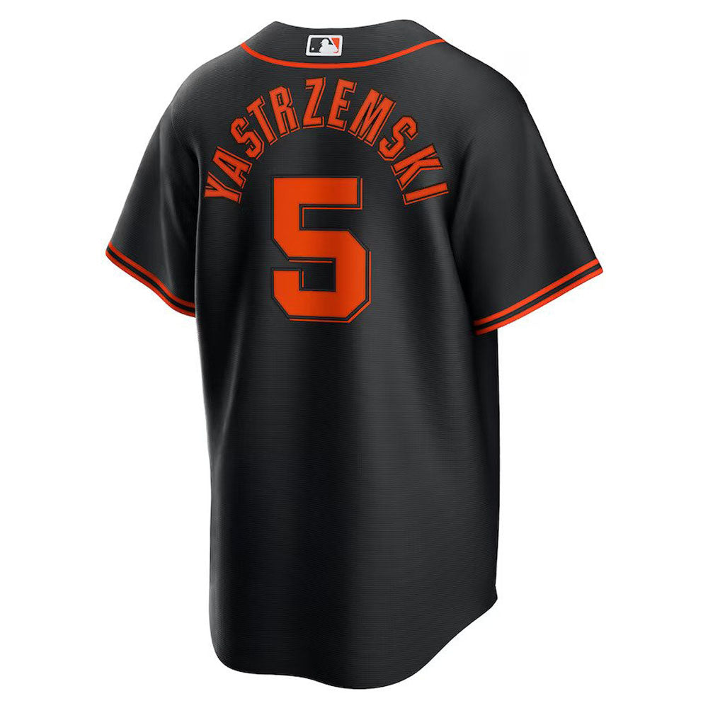 Youth San Francisco Giants Mike Yastrzemski Cool Base Replica Jersey Black - vstockx