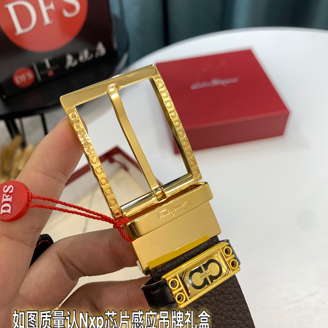 Streetwear Belt Ferragamo 319399 size:3.5cm - vstockx