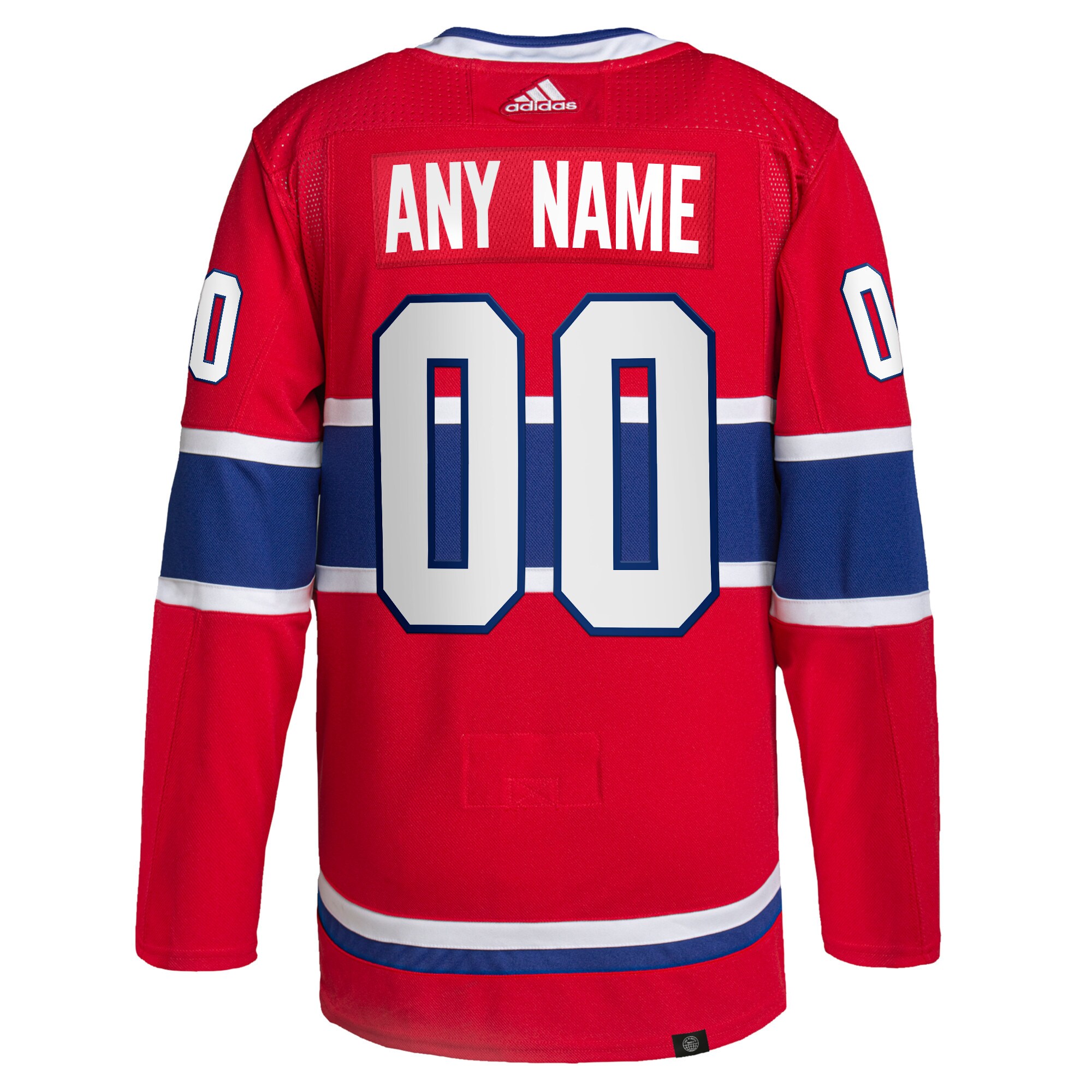 Montreal Canadiens adidas Home Primegreen Authentic Pro Custom Jersey - Red - vstockx