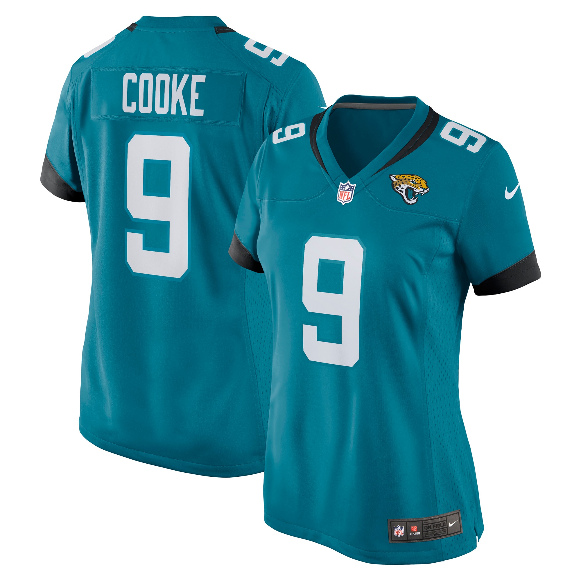 Logan Cooke Jacksonville Jaguars Nike Women's Game Jersey - Teal - vstockx