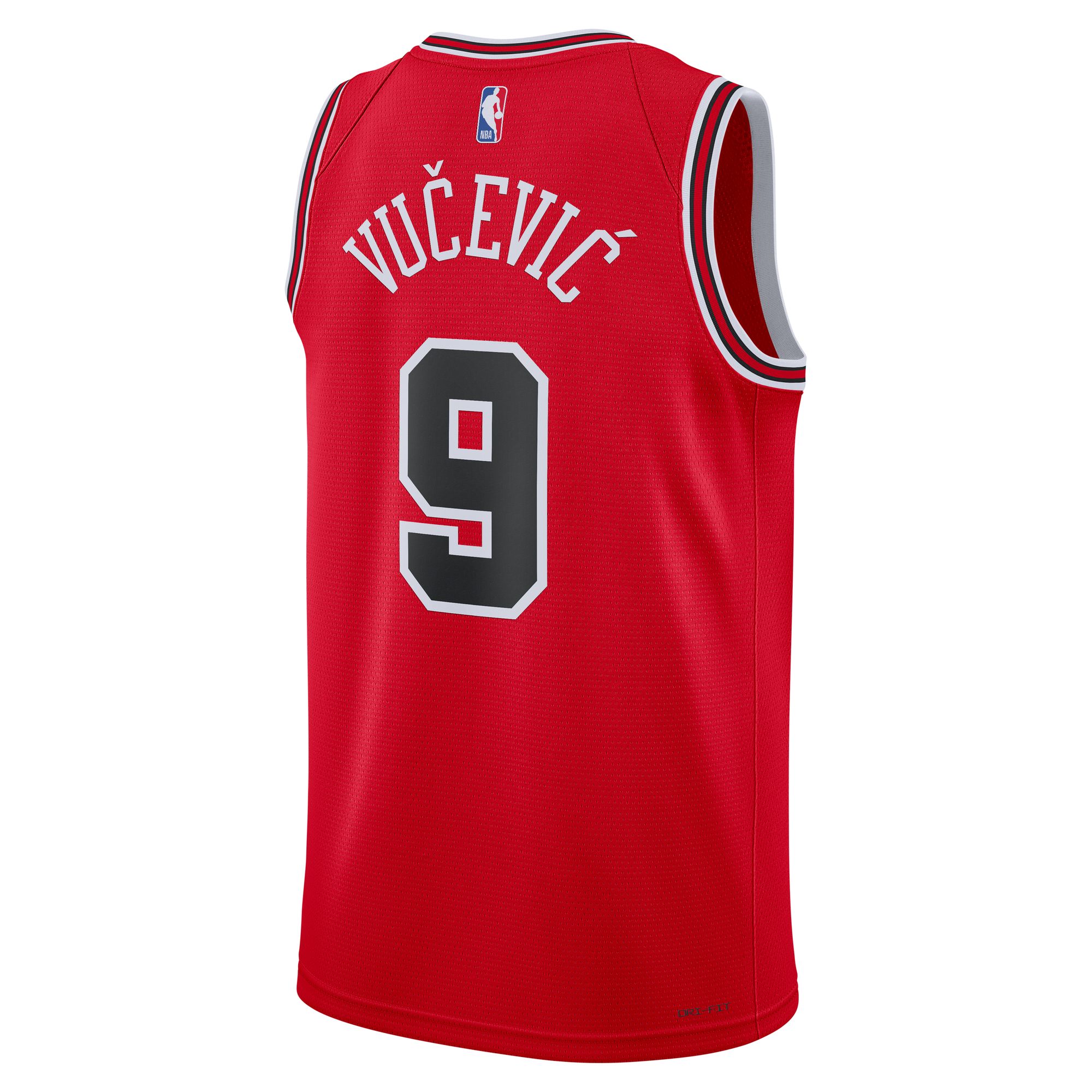 Nikola Vucevic Chicago Bulls Nike Unisex Swingman Jersey - Association Edition - Red - vstockx