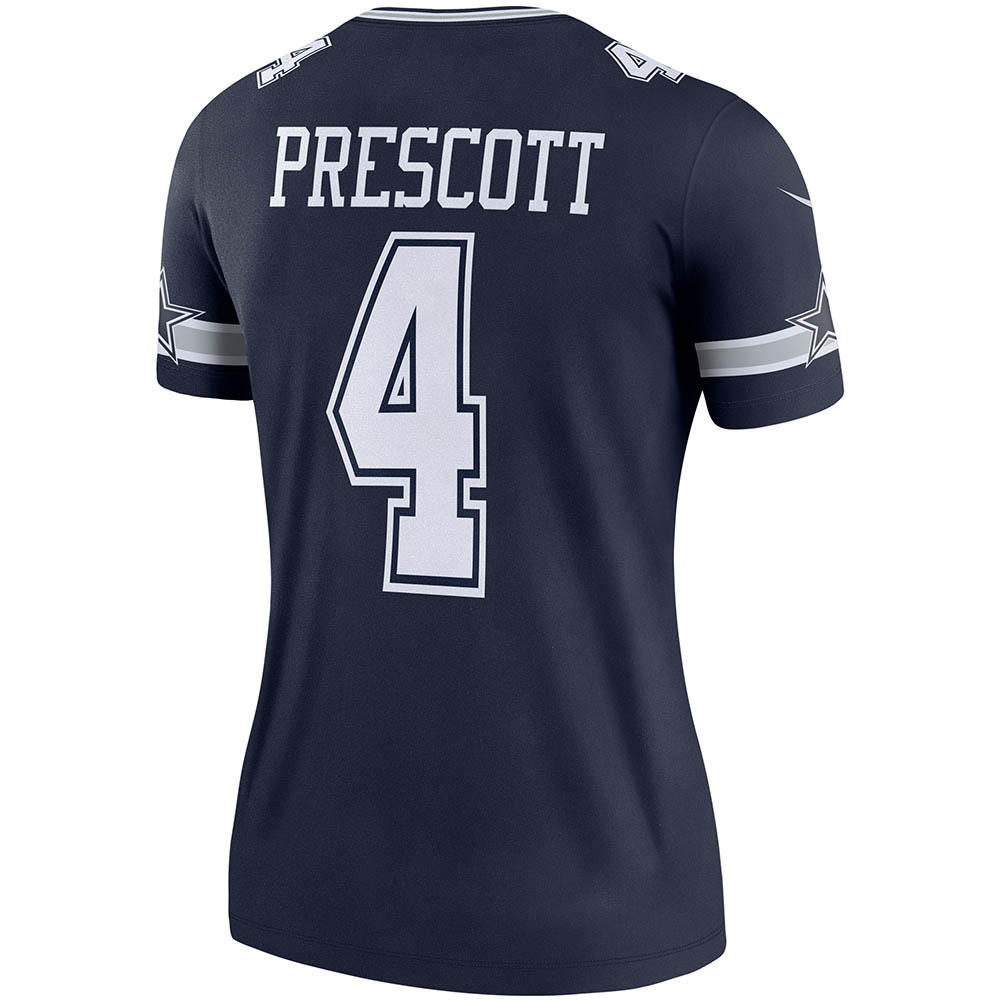 Women's Dallas Cowboys Dak Prescott Legend Player Jersey Navy - vstockx