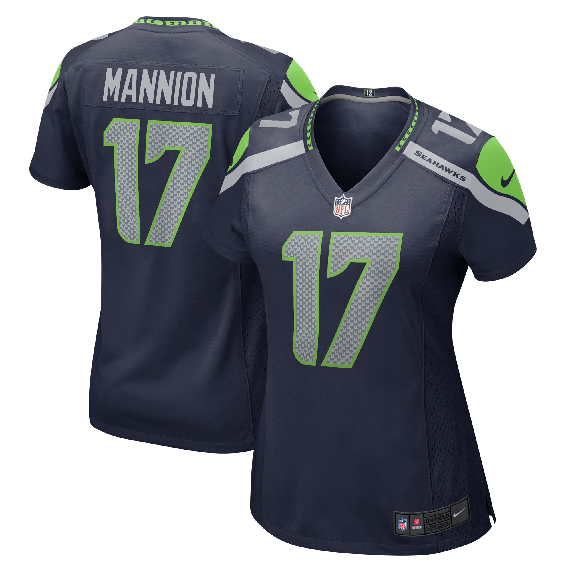 Sean Mannion Seattle Seahawks Nike Women's Home Game Player Jersey - College Navy - vstockx