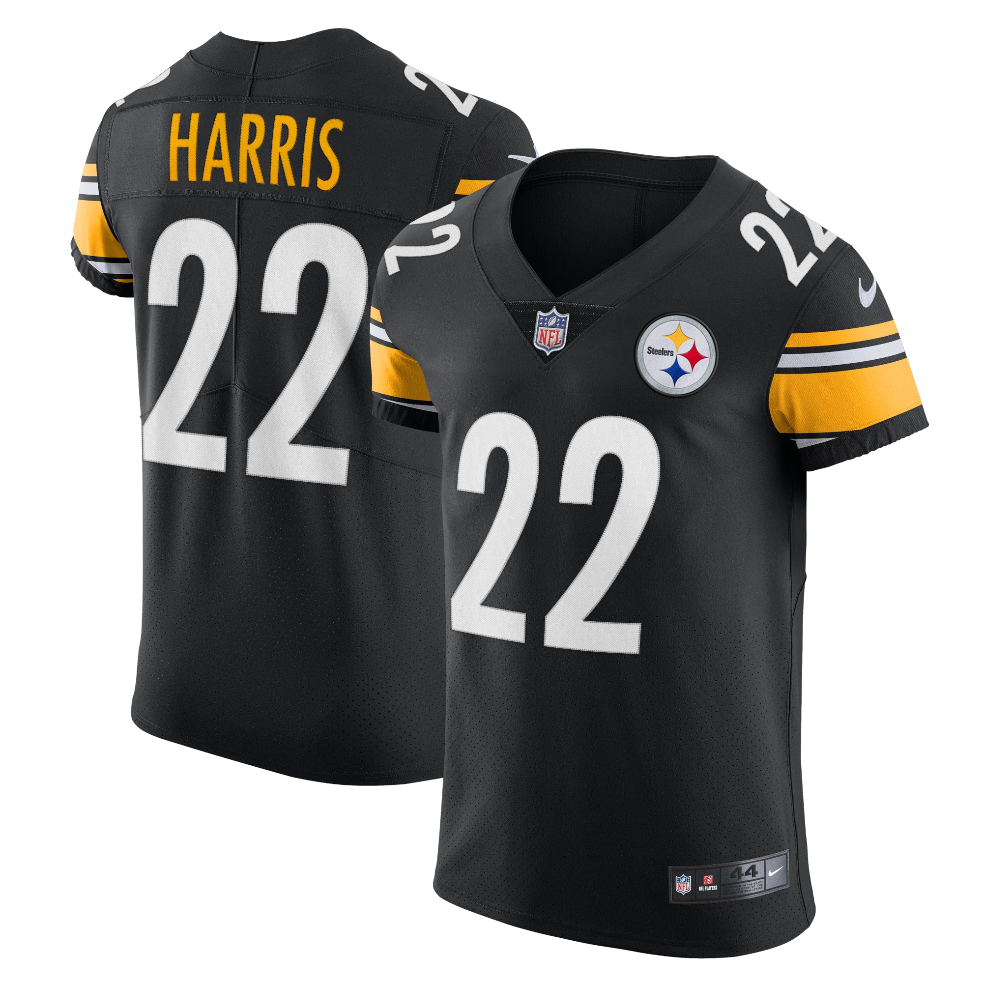 Najee Harris Pittsburgh Steelers Nike Vapor Elite Jersey - Black - vstockx