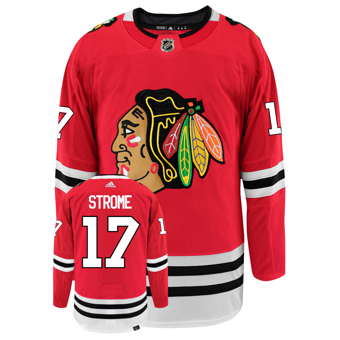 Dylan Strome Chicago Blackhawks Adidas Primegreen Authentic NHL Hockey Jersey - vstockx