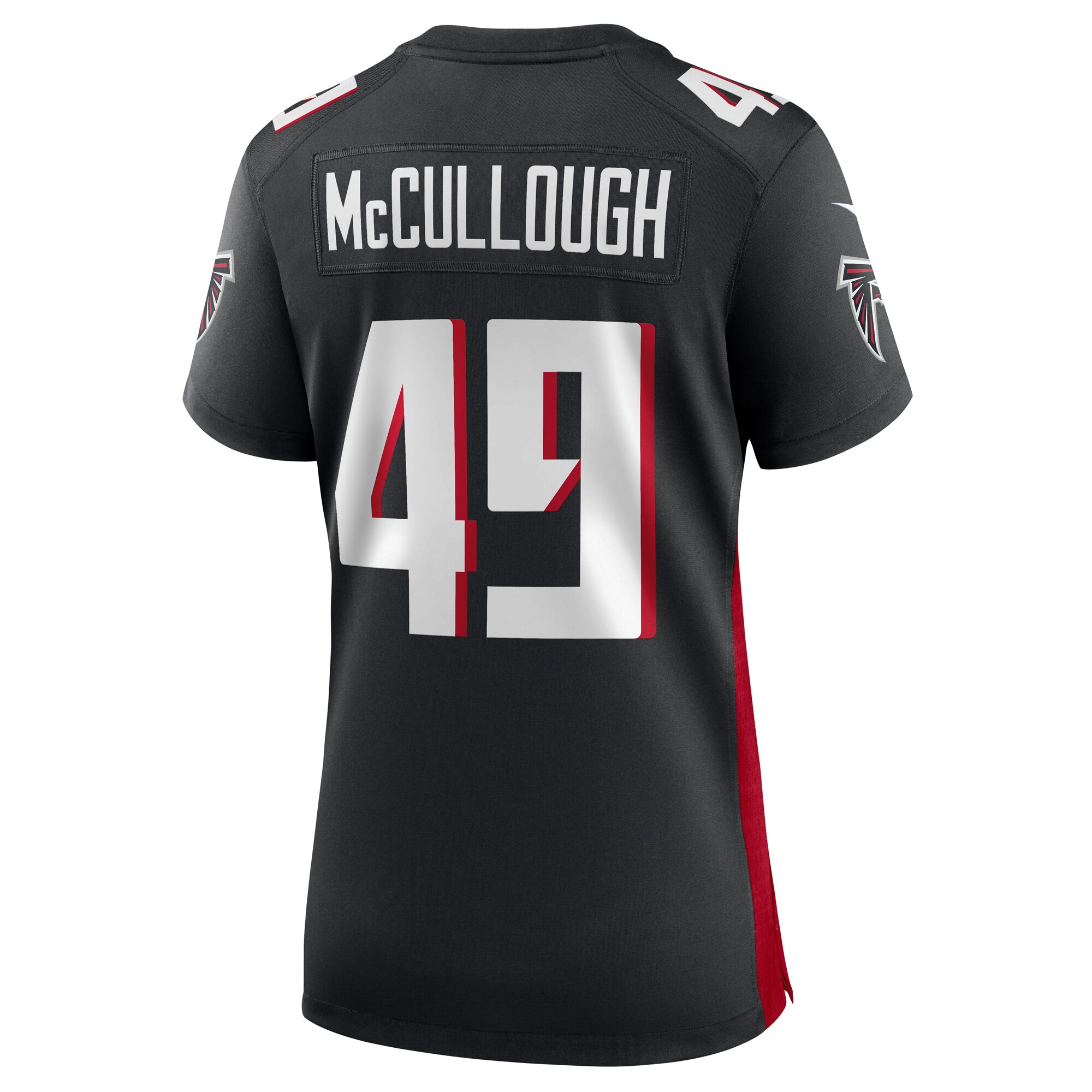 Liam McCullough Atlanta Falcons Nike Women's Team Game Jersey - Black - vstockx