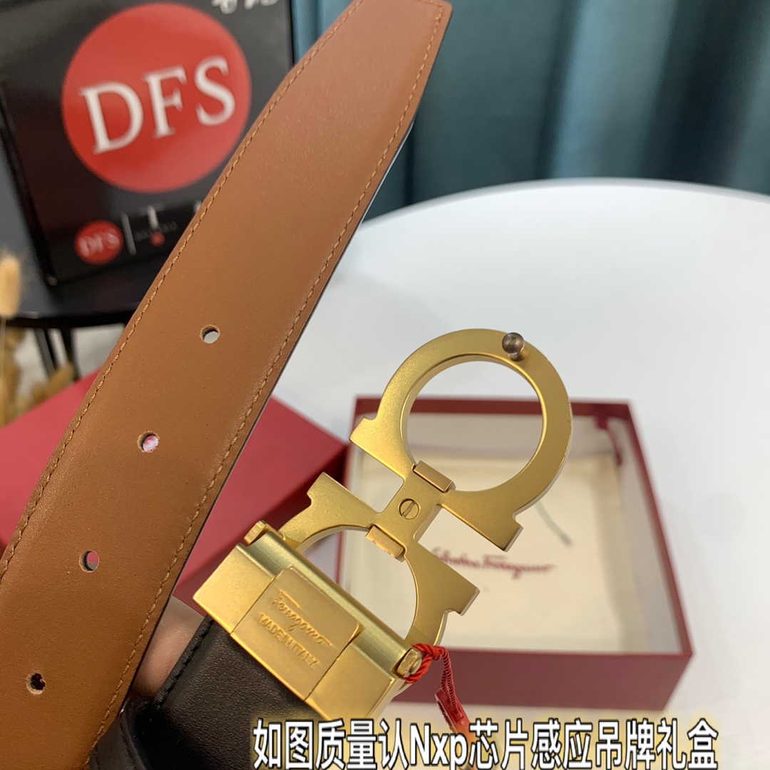 Streetwear Belt Ferragamo 319641 size:3.5cm - vstockx