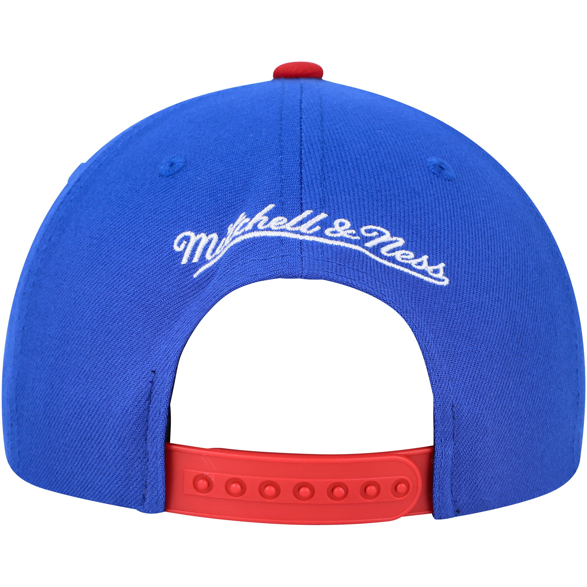 Philadelphia 76ers Mitchell & Ness SOUL Cross Check Snapback - Royal - vstockx