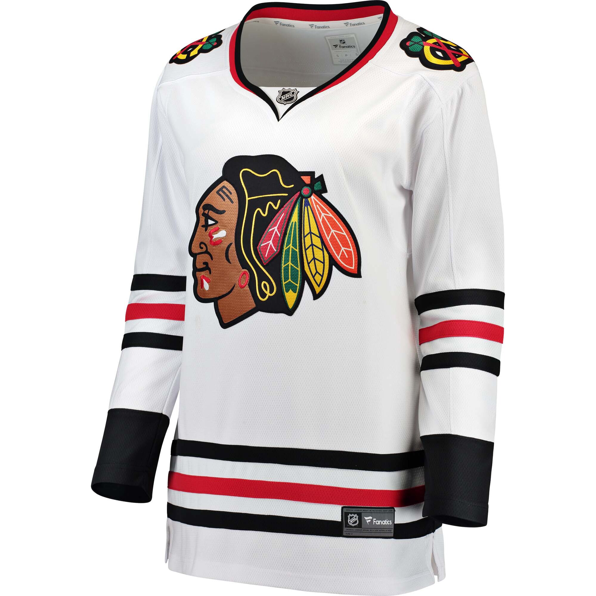 Chicago Blackhawks Fanatics Branded Women's Away Breakaway Jersey - White - vstockx